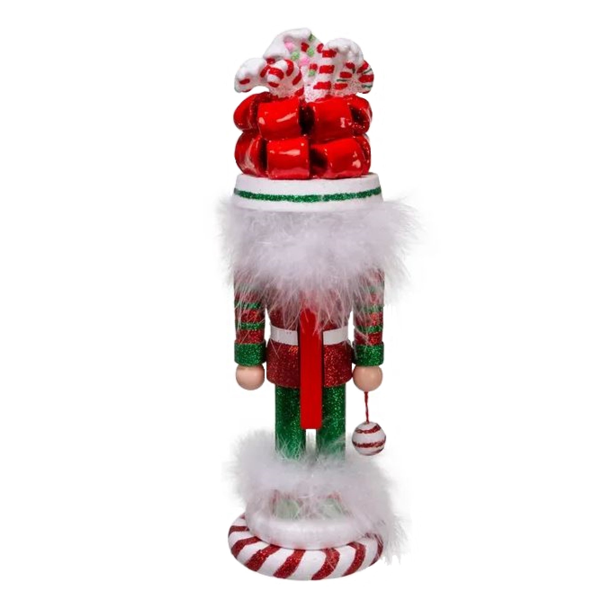 Kurt Adler Wooden Hollywood Nutcracker, Candy Soldier, 12in
