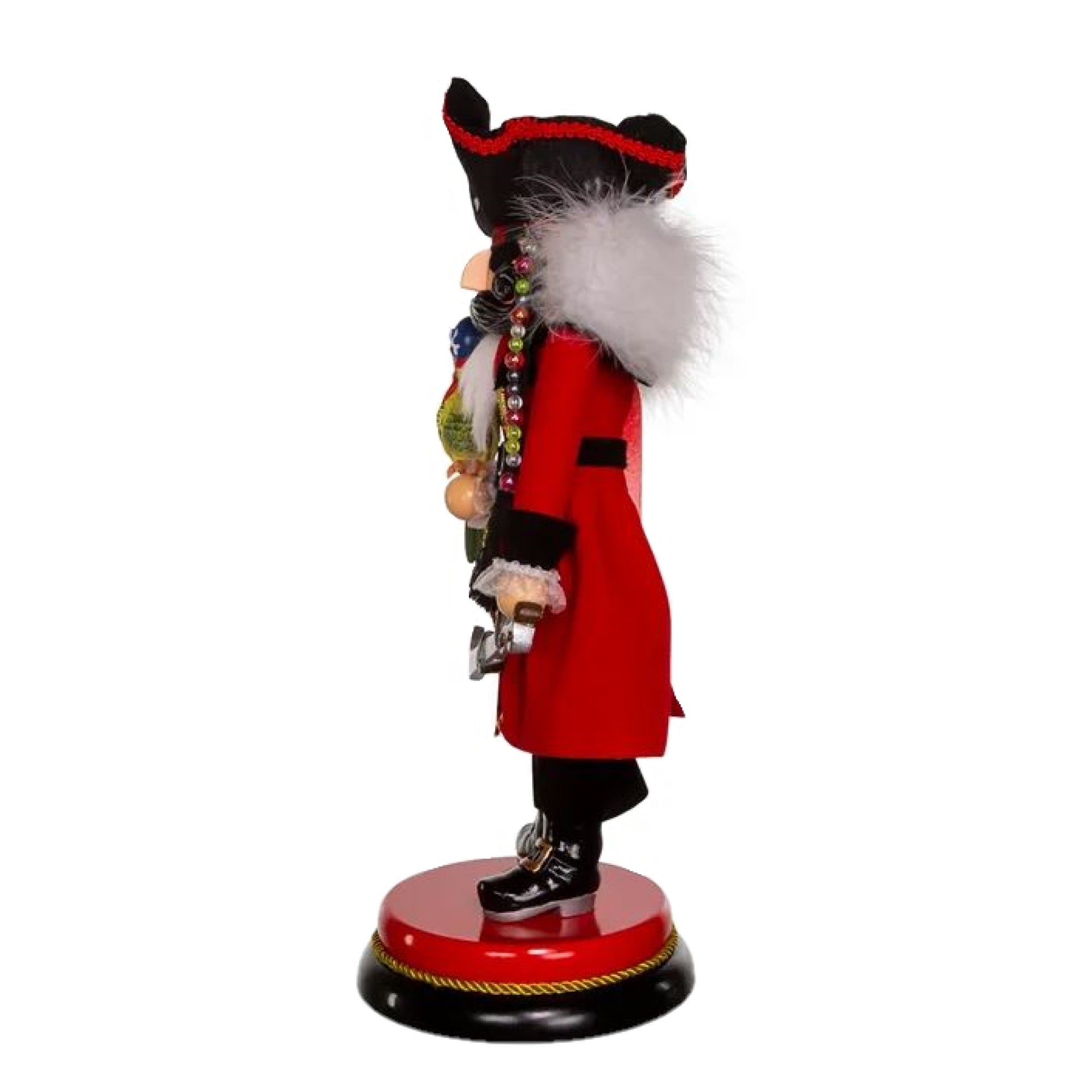 Kurt Adler Wooden Hollywood Nutcracker, Pirate, 15in