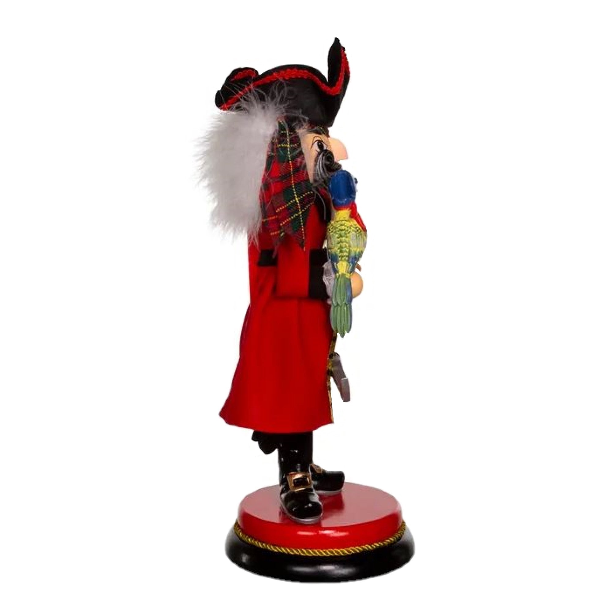 Kurt Adler Wooden Hollywood Nutcracker, Pirate, 15in