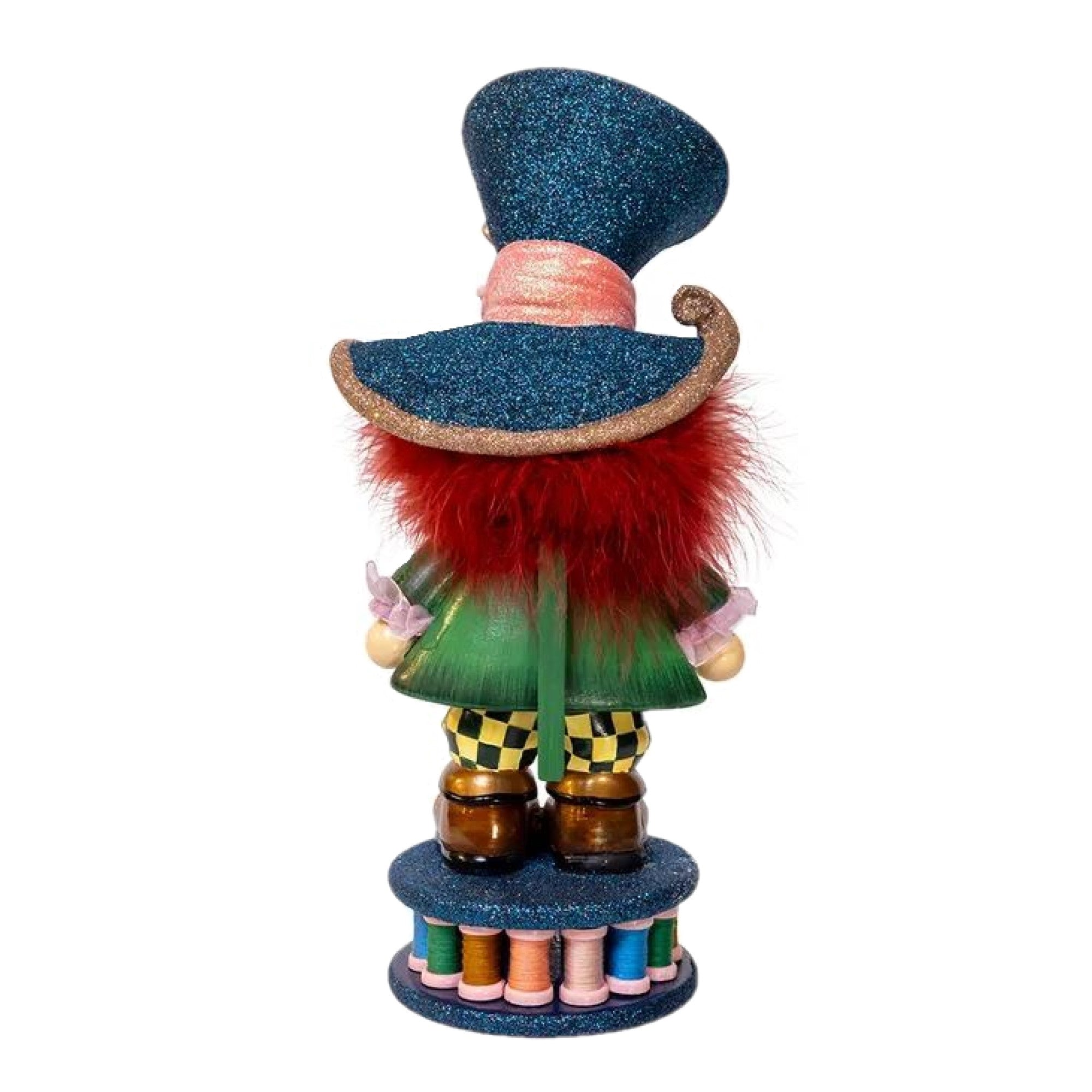 Kurt Adler Resin Hollywood Nutcracker, Mad Hatter, 13in