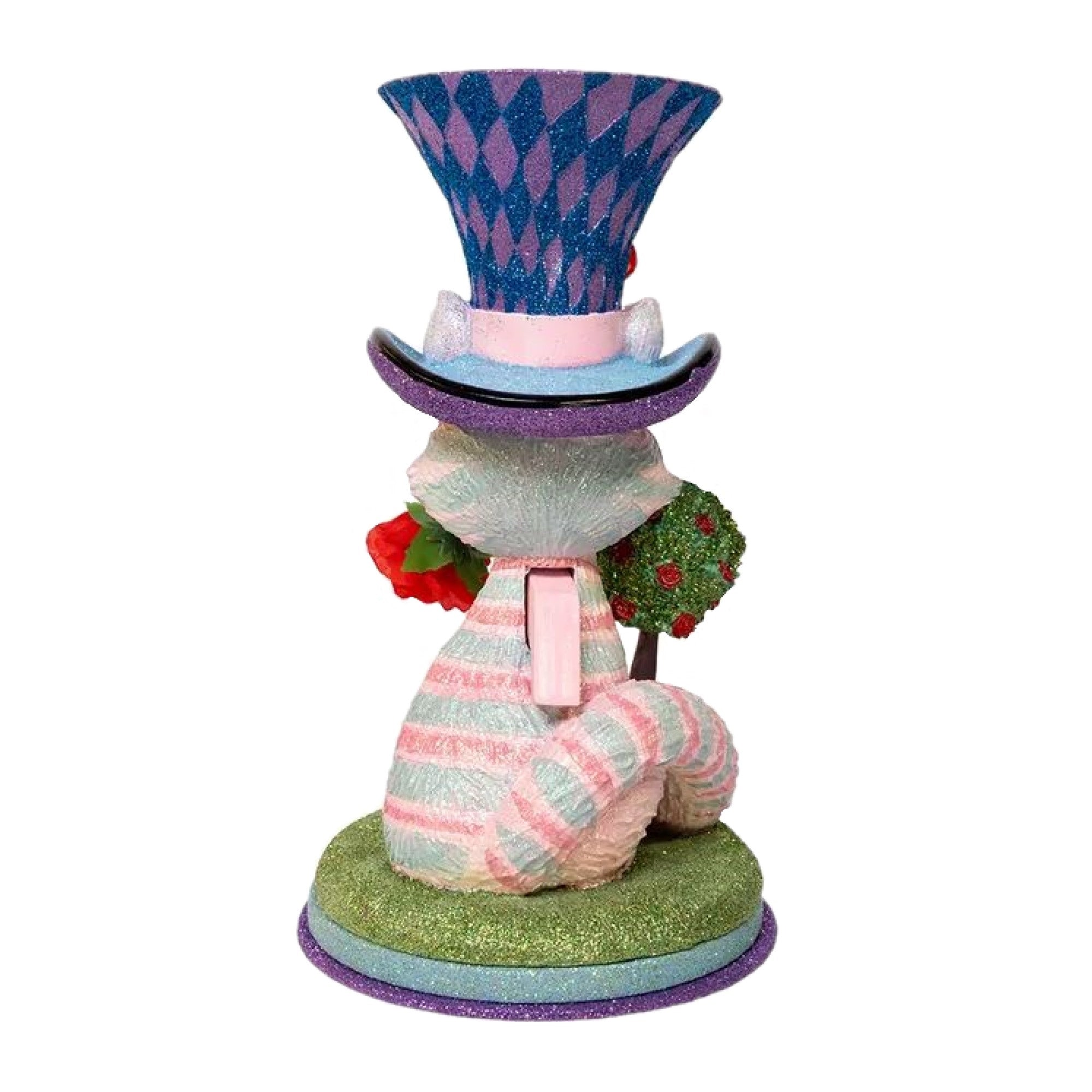 Kurt Adler Resin Hollywood Nutcracker, Cheshire Cat, 10in