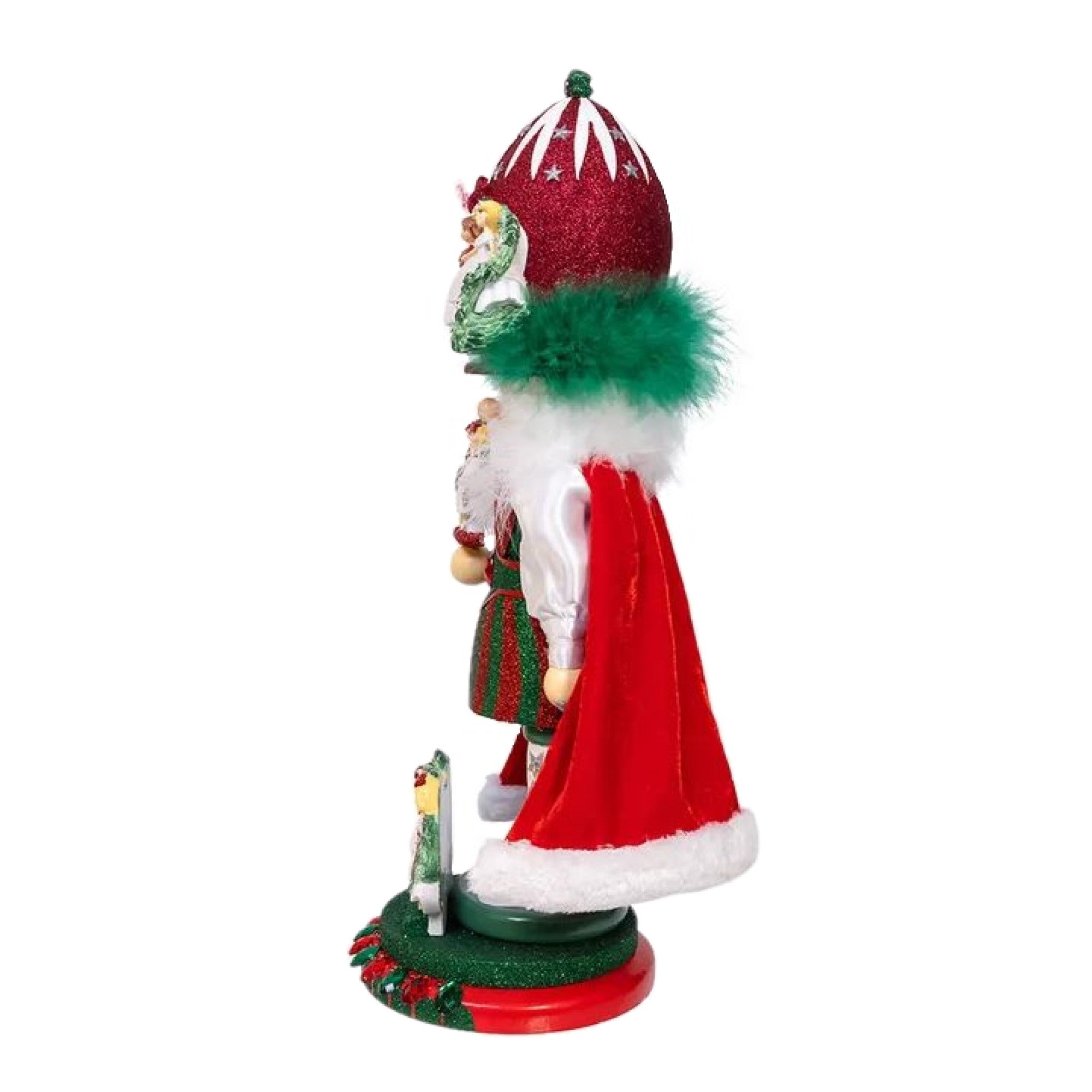 Kurt Adler Wooden Hollywood Nutcracker, 9 Ladies Dancing (9th in Series), 18in