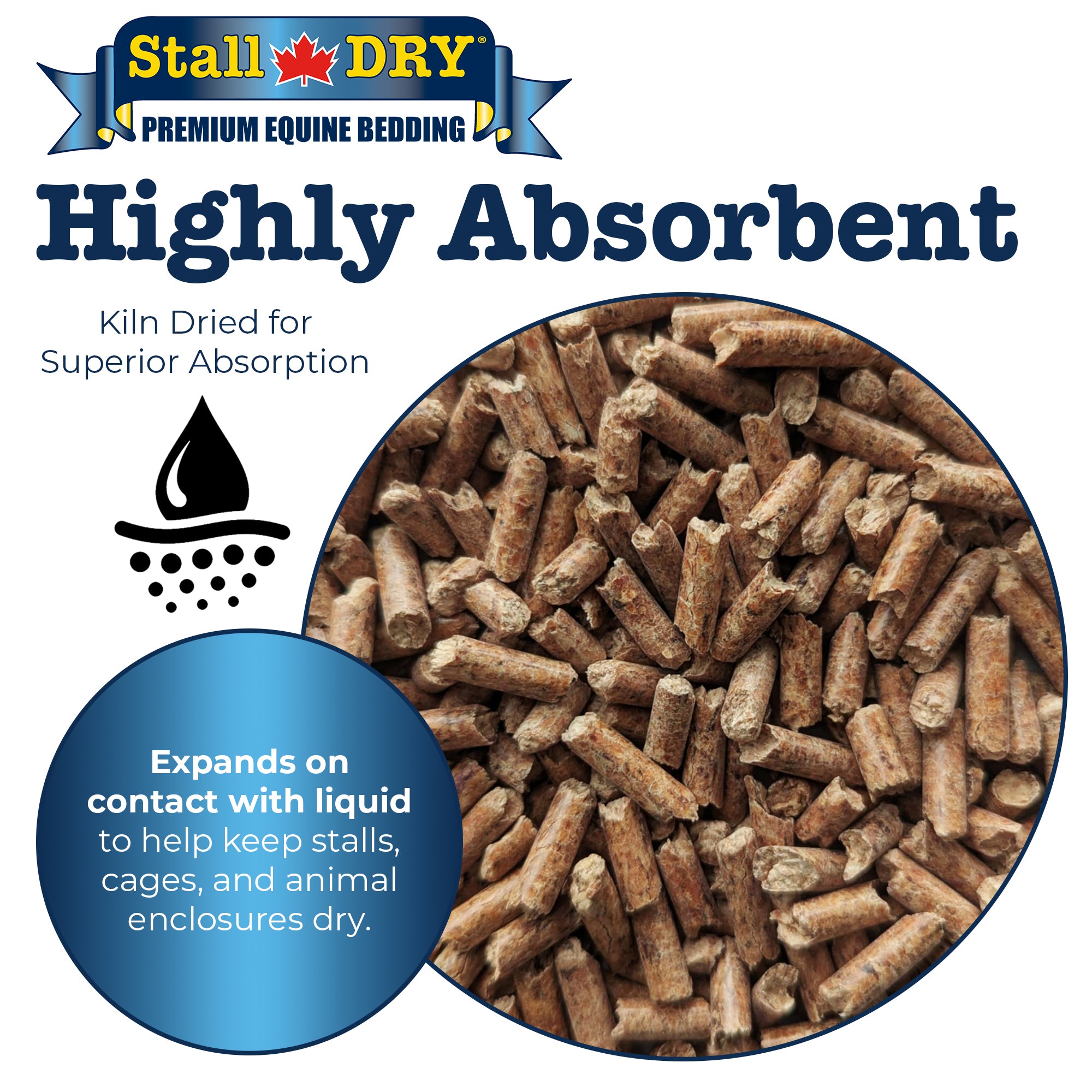 Progressive Planet Stall Dry Premium Equine Bedding Pellets, 35lbs