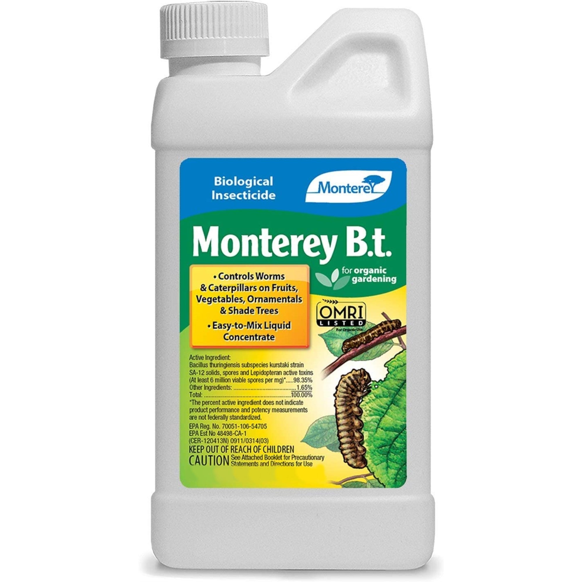 Monterey Bacillus Thuringiensis Biological Insecticide