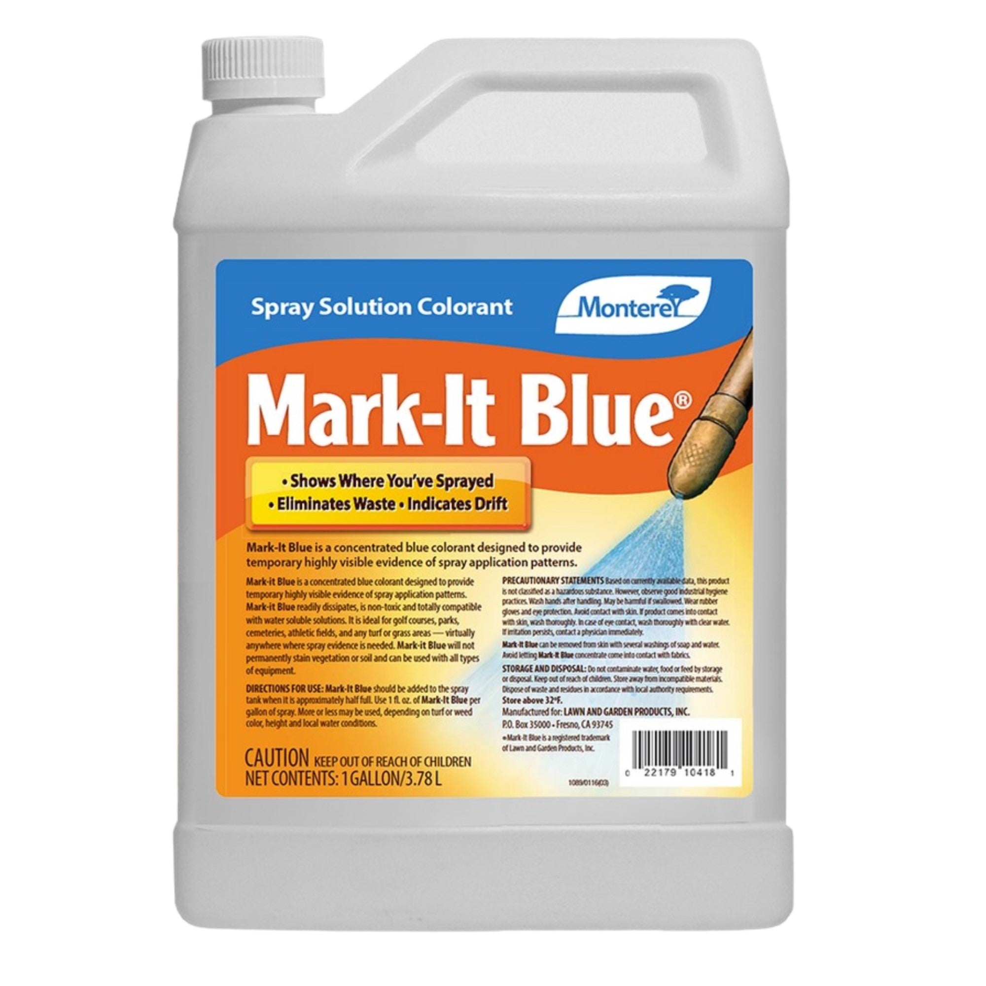 Monterey Mark-It Blue Spray Solution Colorant Chemical Marker Dye