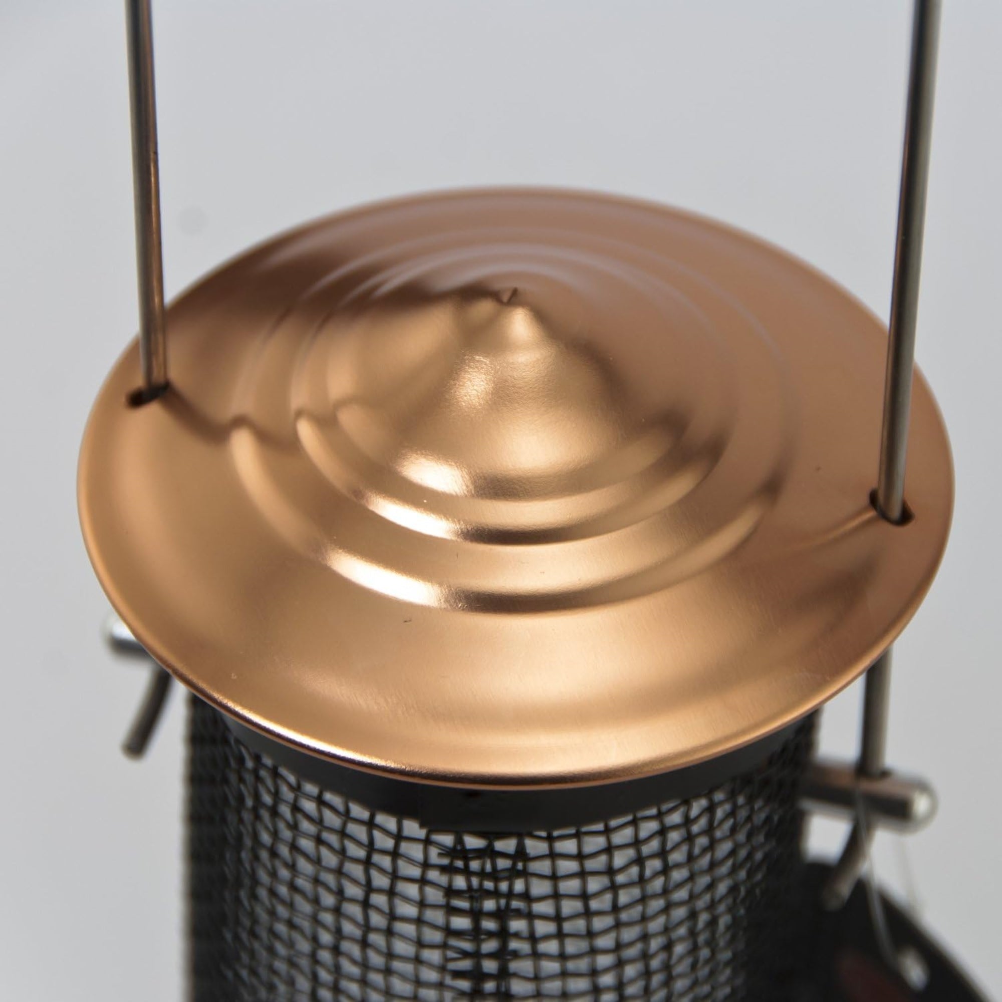 Woodlink Coppertop Copper Mini Tube Wild Bird Screen Feeder, 1.5lb Seed Capacity