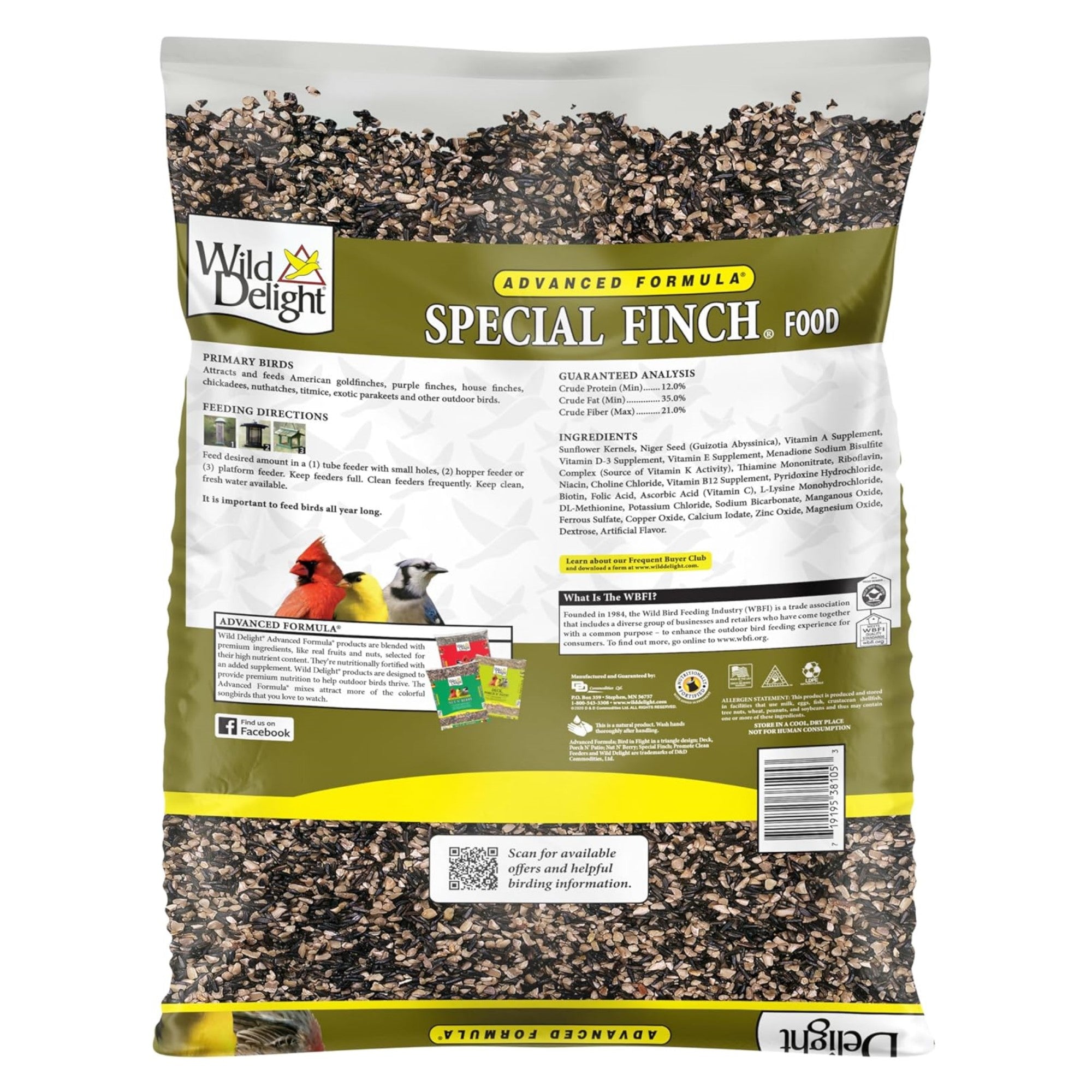 Wild Delight Special Finch Wild Bird Food, 5lbs