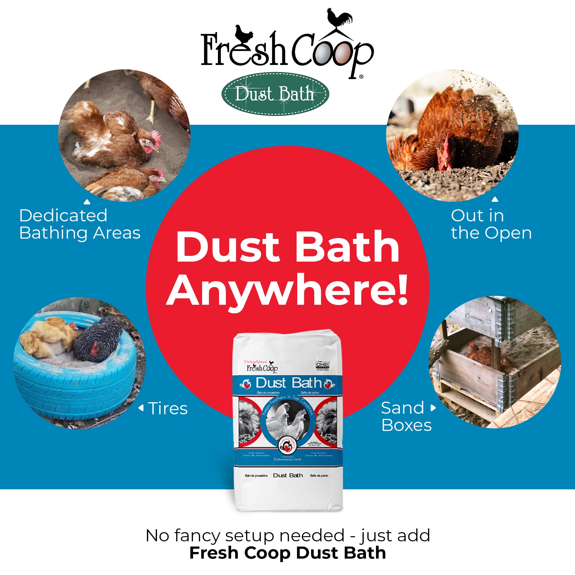 Progressive Planet Fresh Coop Dust Bath