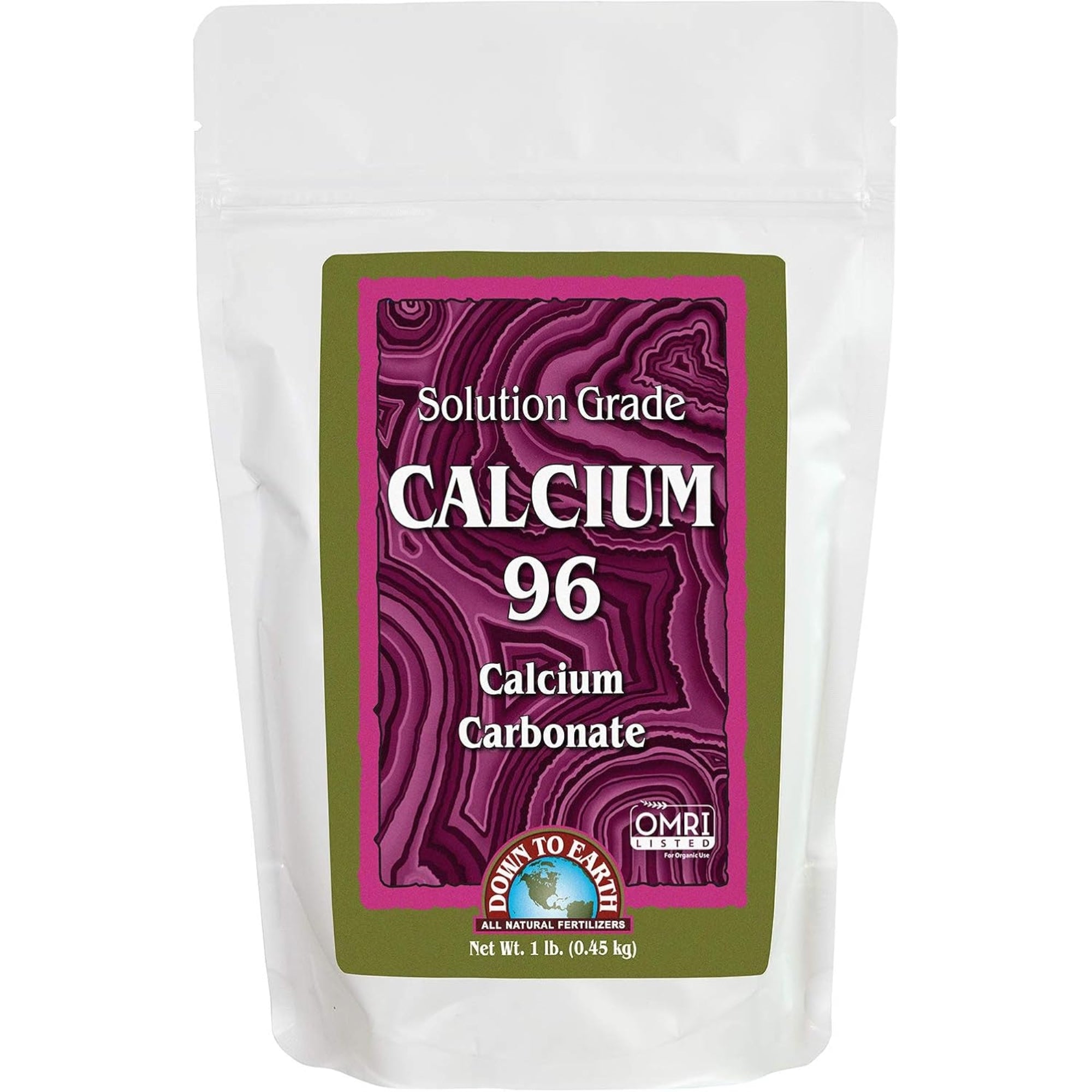 Down To Earth Calcium 96 Solution Grade Fertilizer, 1lb