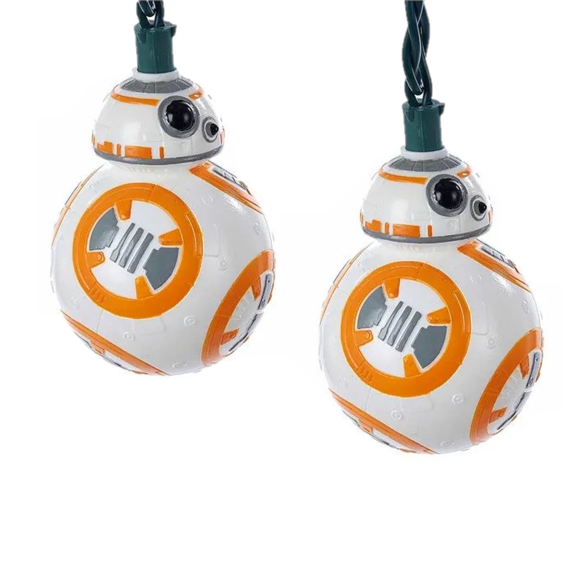 Kurt Adler Indoor/Outdoor UL 10-Light BB8 Light Set, 9ft