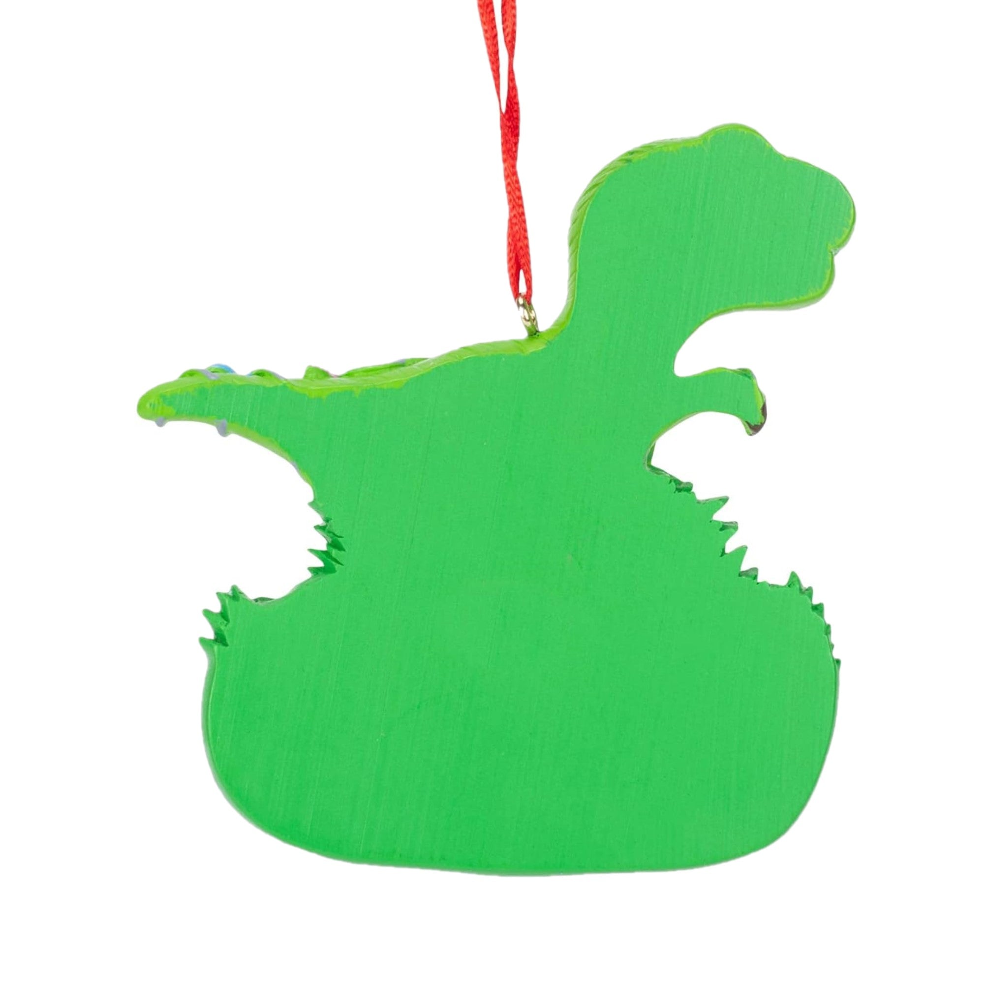Kurt Adler Resin Ornament for Christmas Tree, T-Rex Dinosaur with Lights
