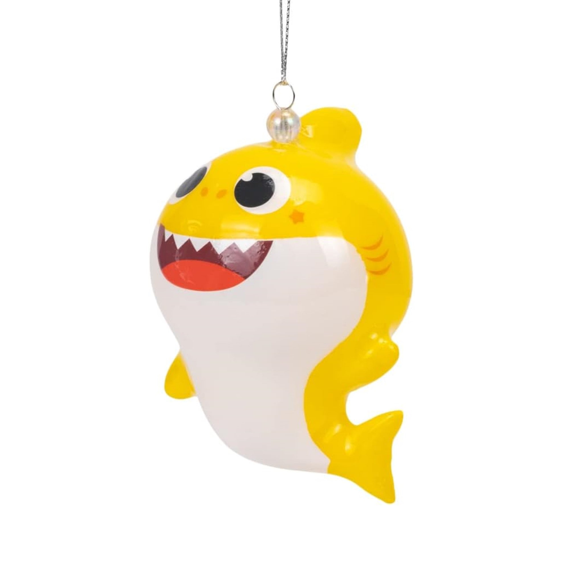 Kurt Adler Styrofoam Ornament for Christmas Tree, Yellow Baby Shark