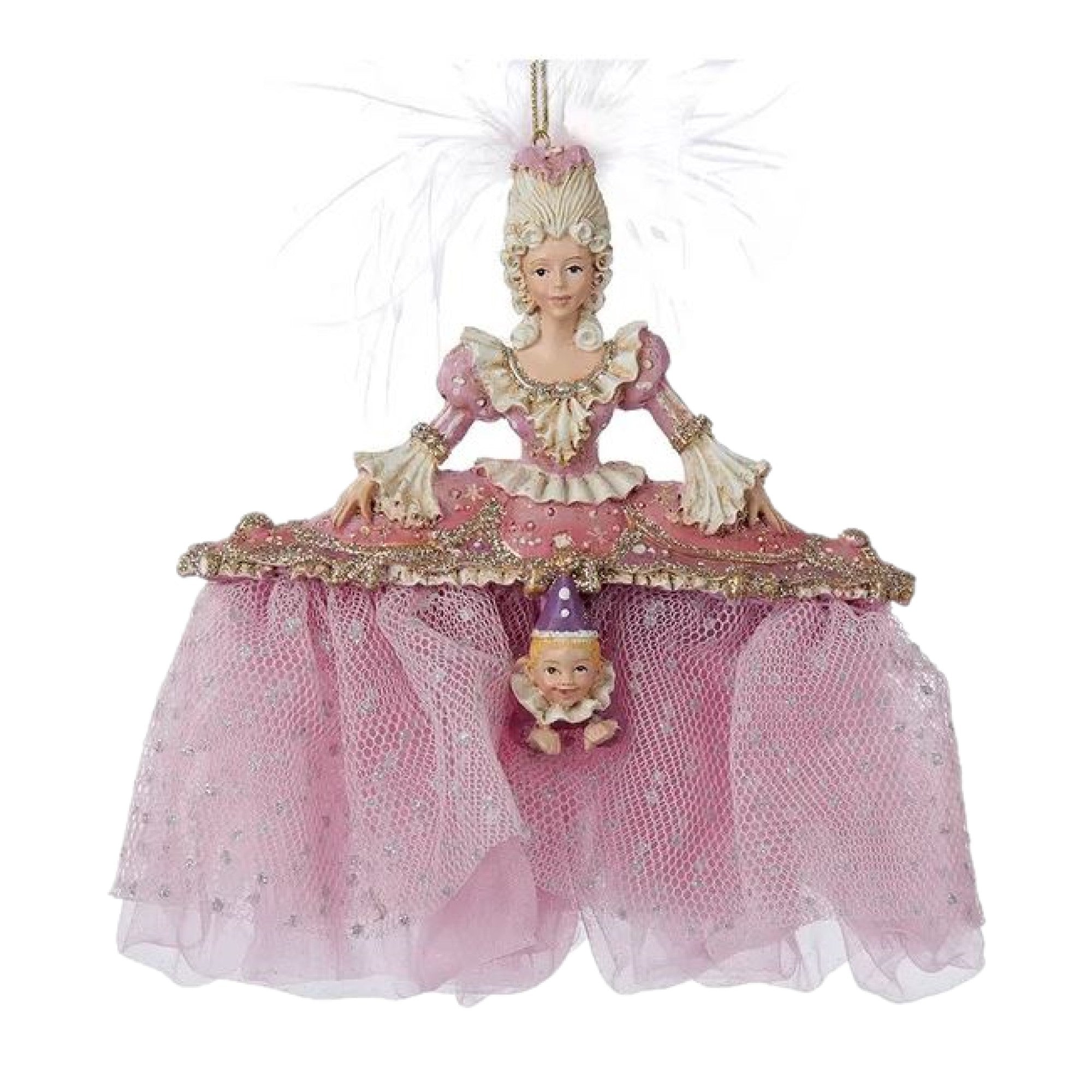 Kurt Adler Resin Ornament for Christmas Tree, Mother Ginger