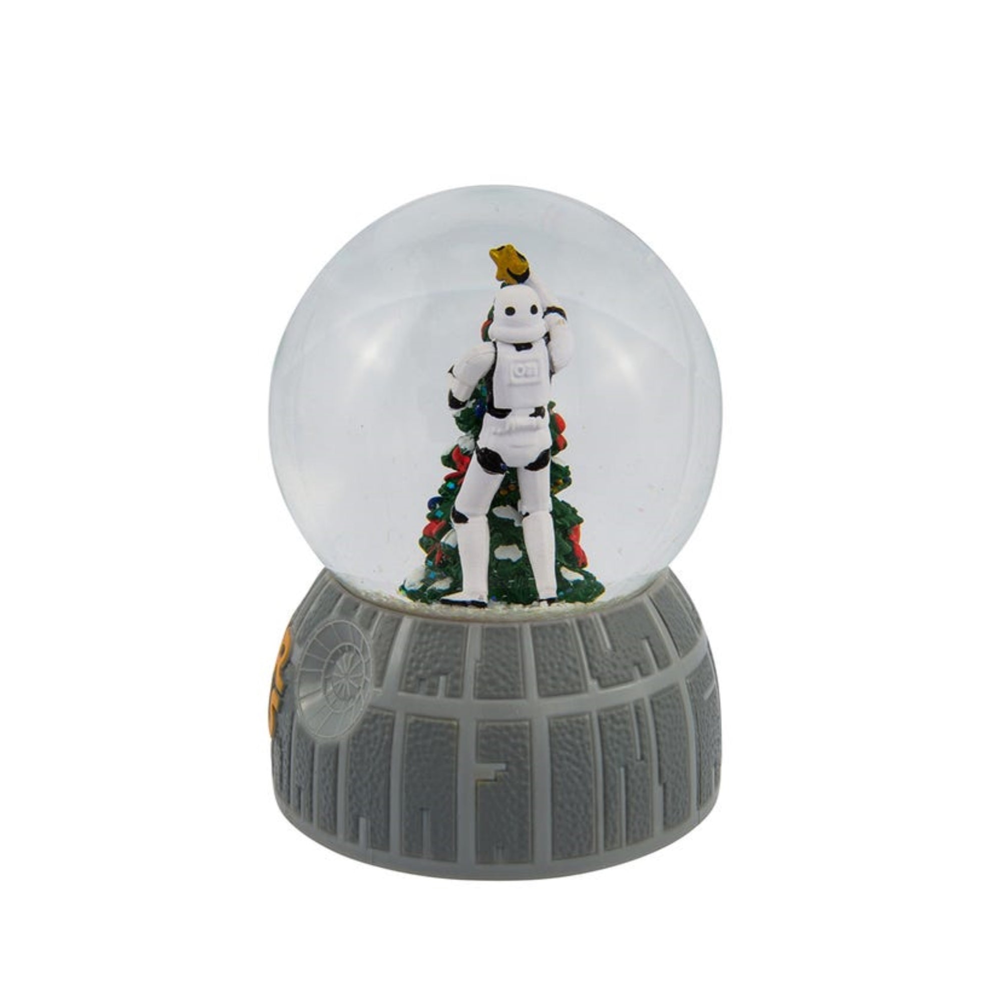 Kurt Adler Wind-Up Musical Storm Trooper Decorating Christmas Tree "Jingle Bells" Water Globe