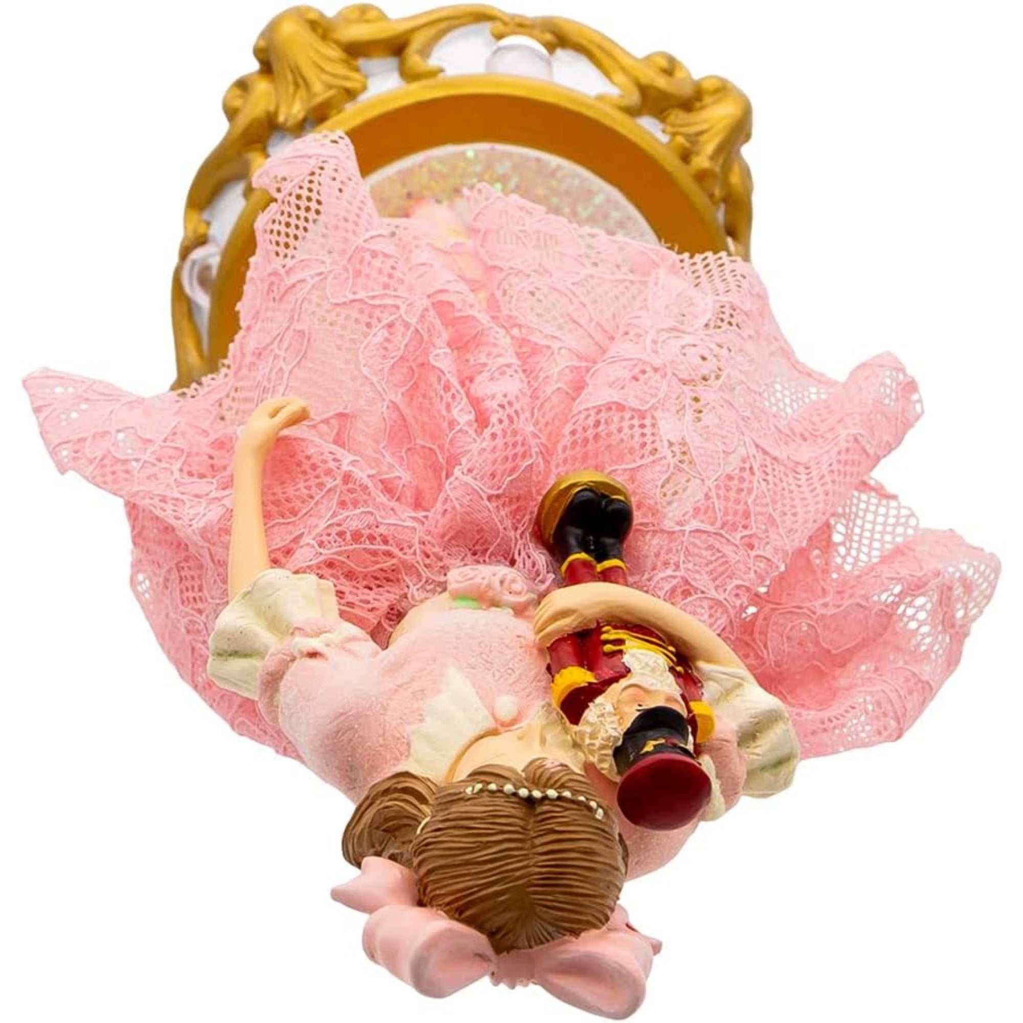 Kurt Adler Wind-Up Musical Tabletop Decor, Clara Ballet Nutcracker Suite, 11.25"