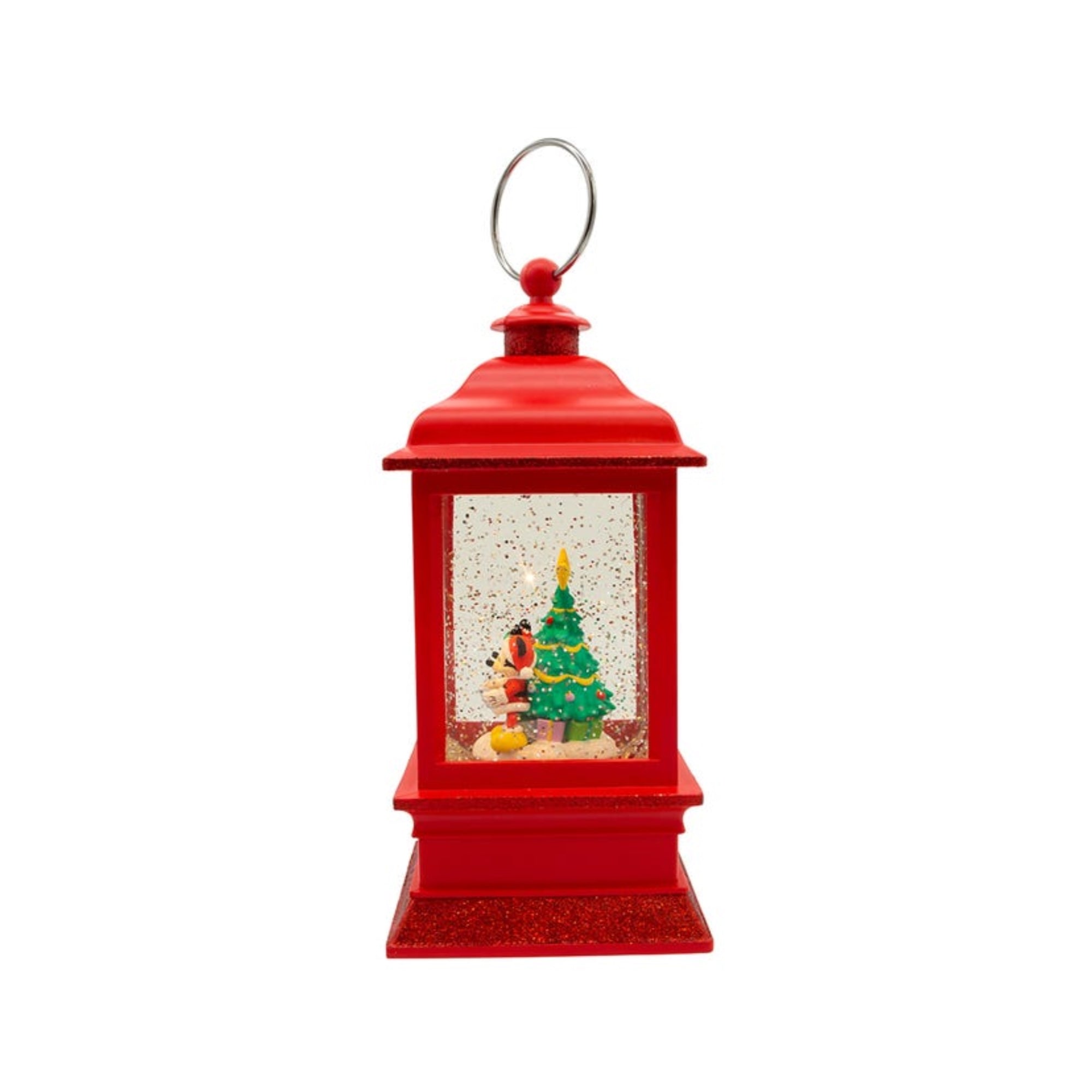 Kurt Adler Battery Operated Disney Mickey & Minnie Musical Light-Up Lantern, 9"