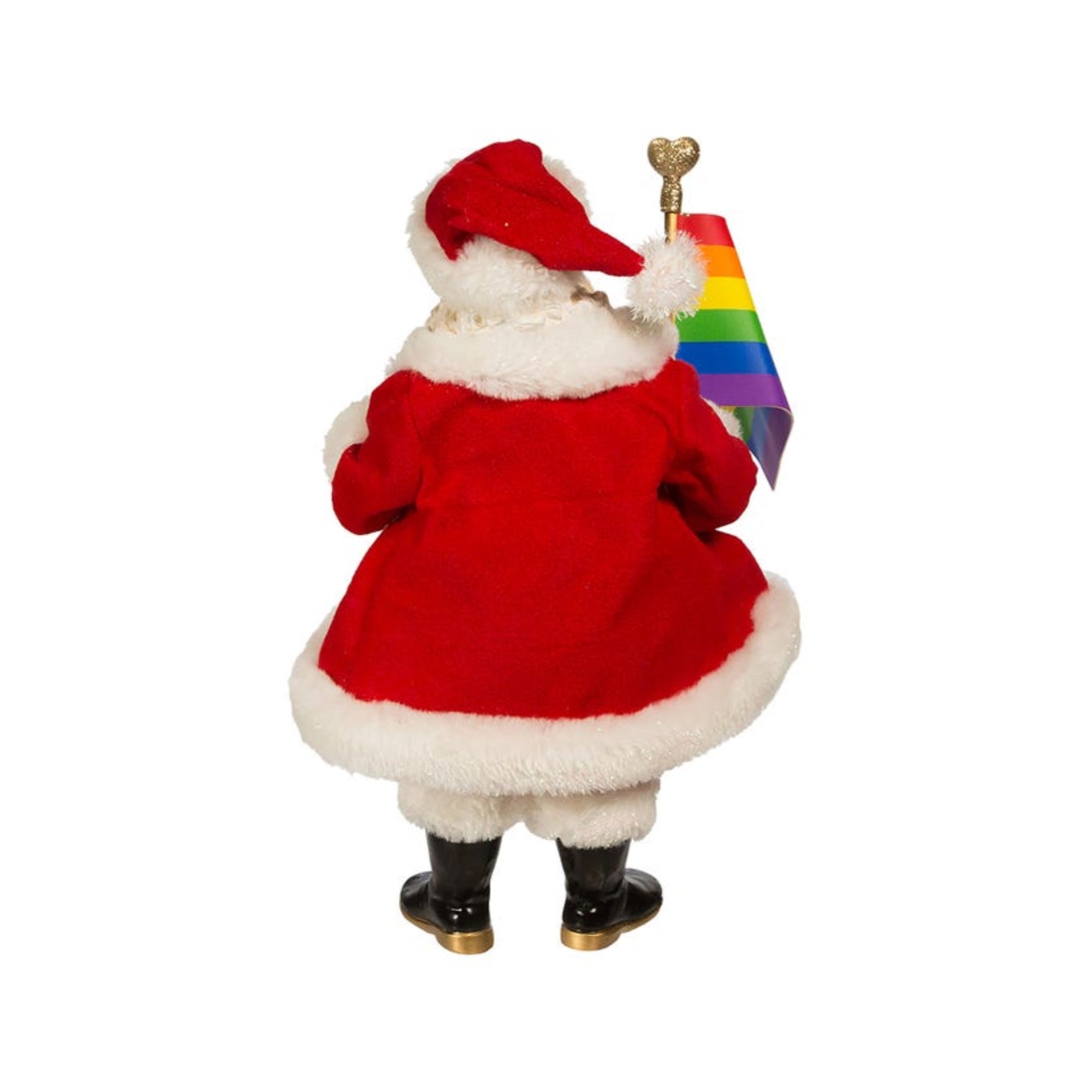 Kurt Adler Fabriché™ Pride Santa Christmas Figurine, 10"