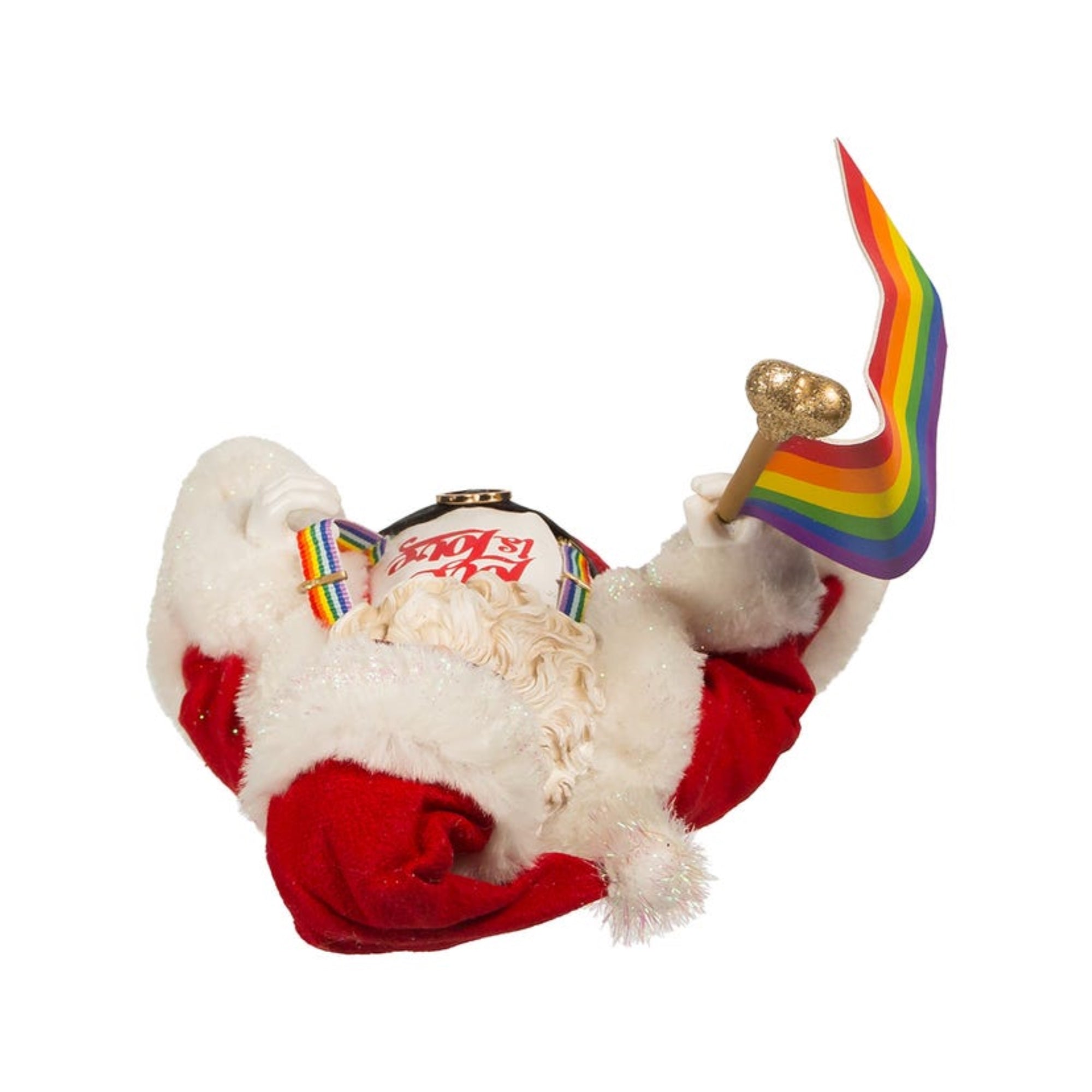 Kurt Adler Fabriché™ Pride Santa Christmas Figurine, 10"