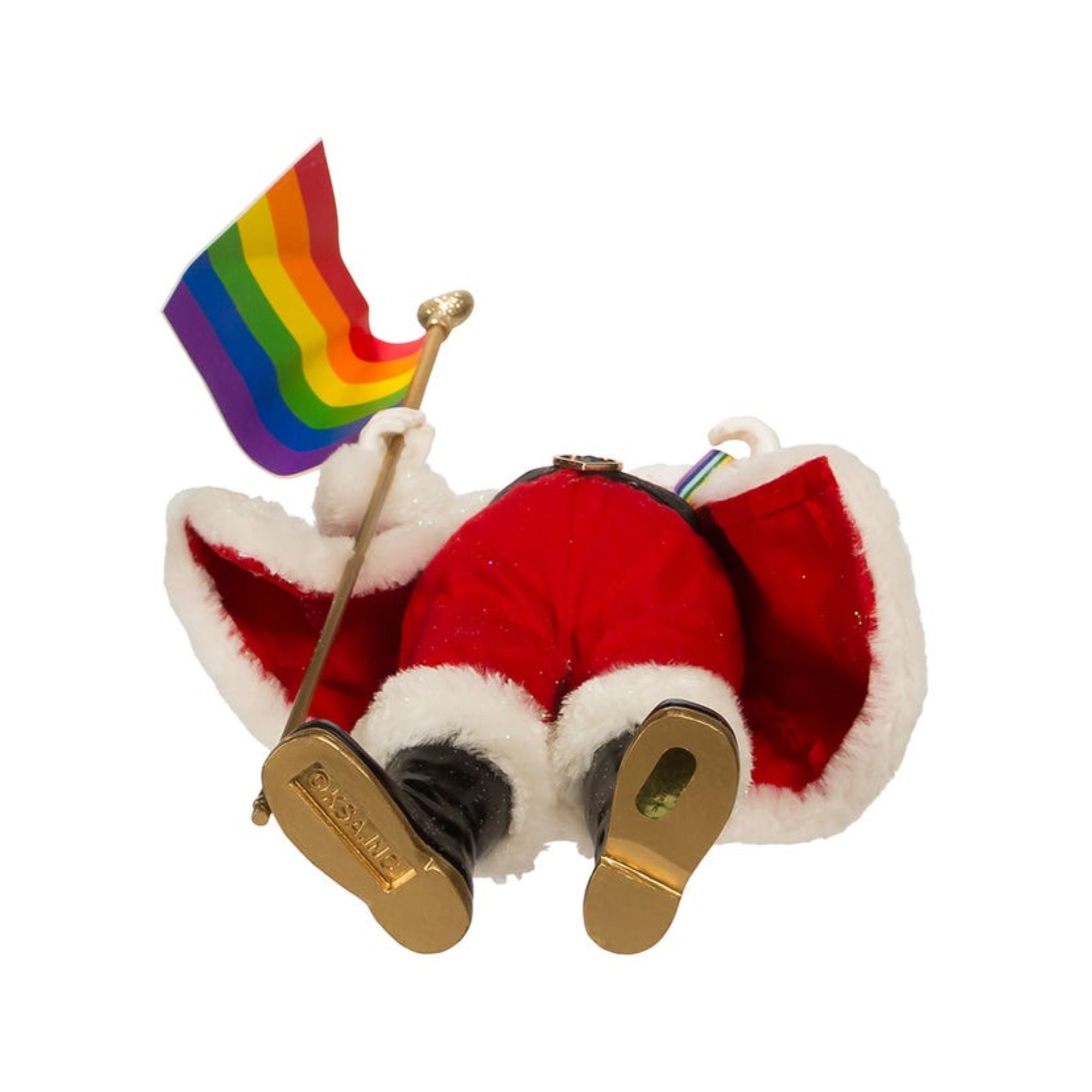 Kurt Adler Fabriché™ Pride Santa Christmas Figurine, 10"