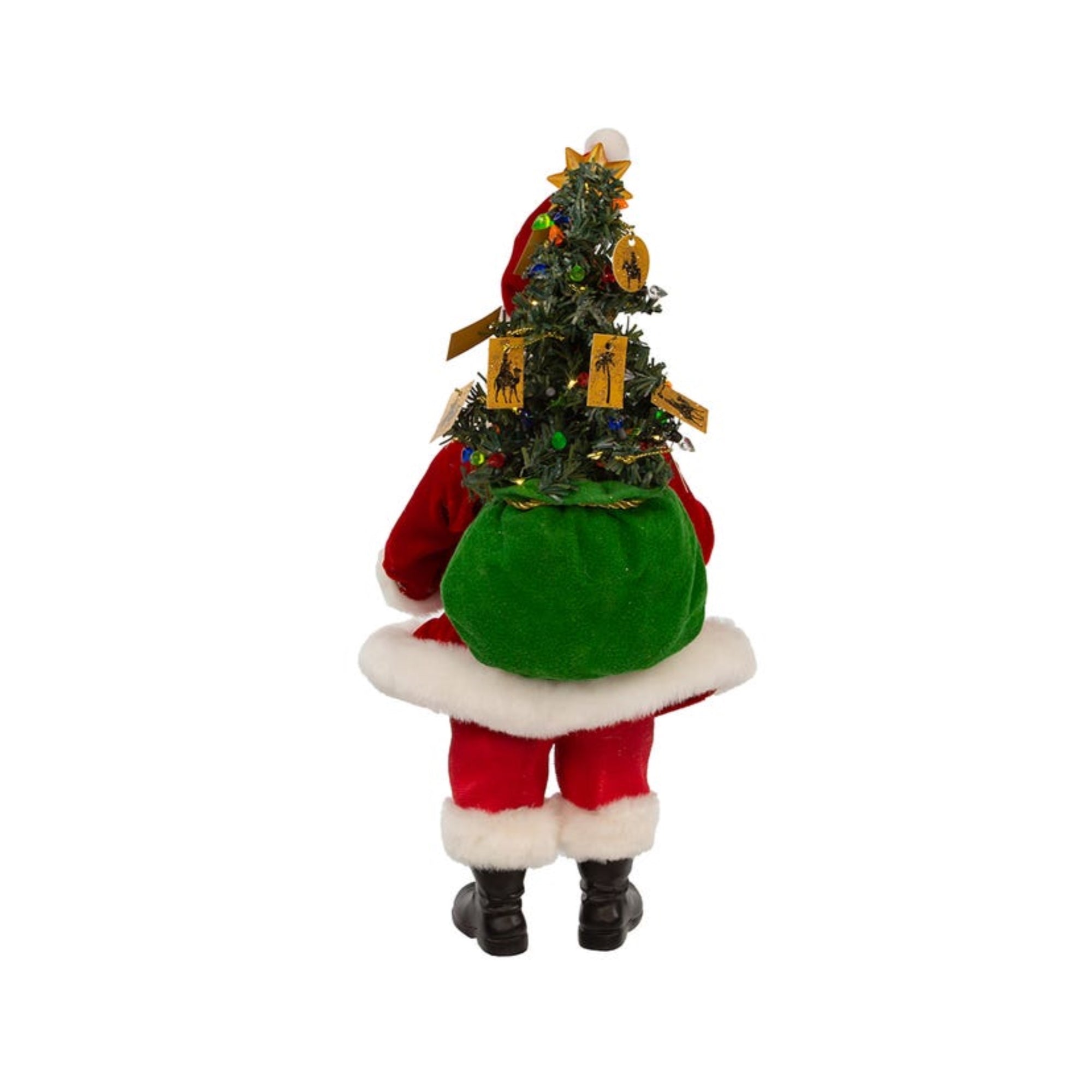 Kurt Adler Battery Operated LED Santa With Nativity Set, 13"
