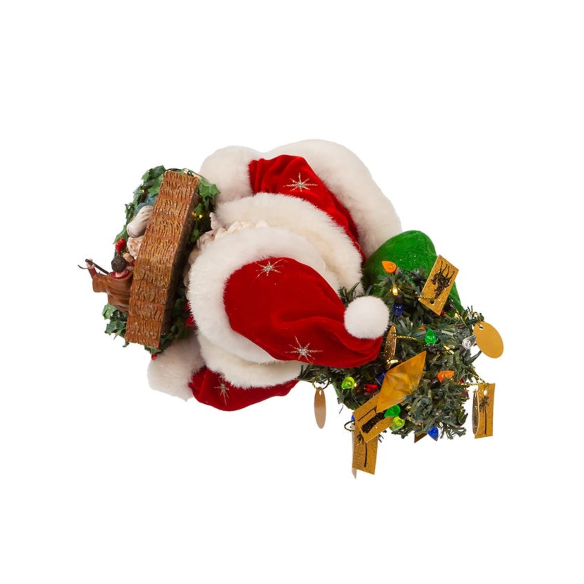 Kurt Adler Battery Operated LED Santa With Nativity Set, 13"
