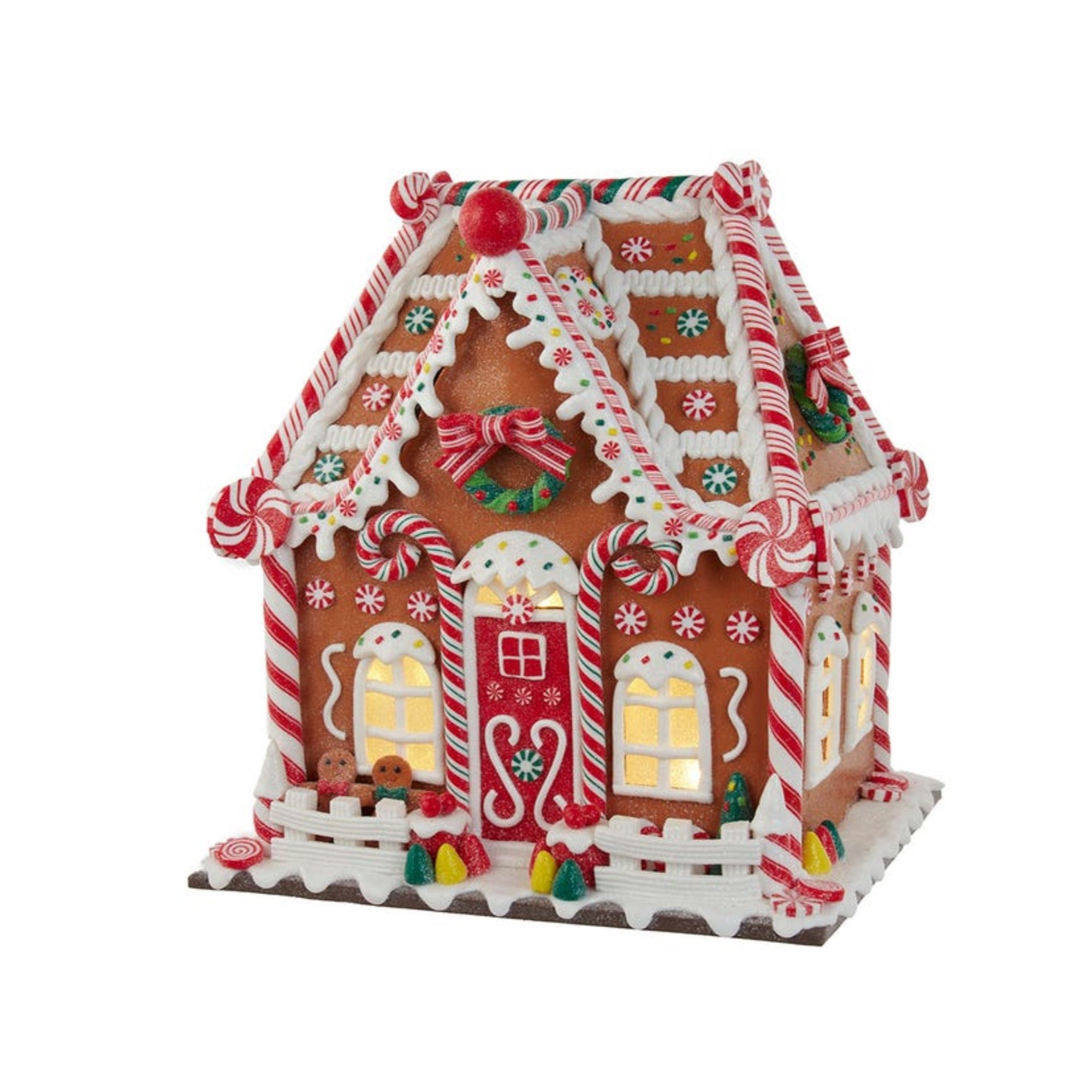 Kurt Adler Battery Operated LED Gingerbread House, 13"