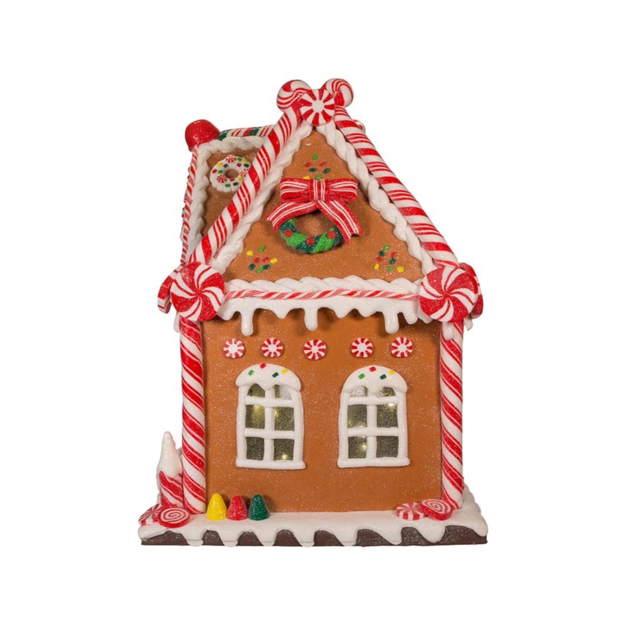 Kurt Adler Battery Operated LED Gingerbread House, 13"