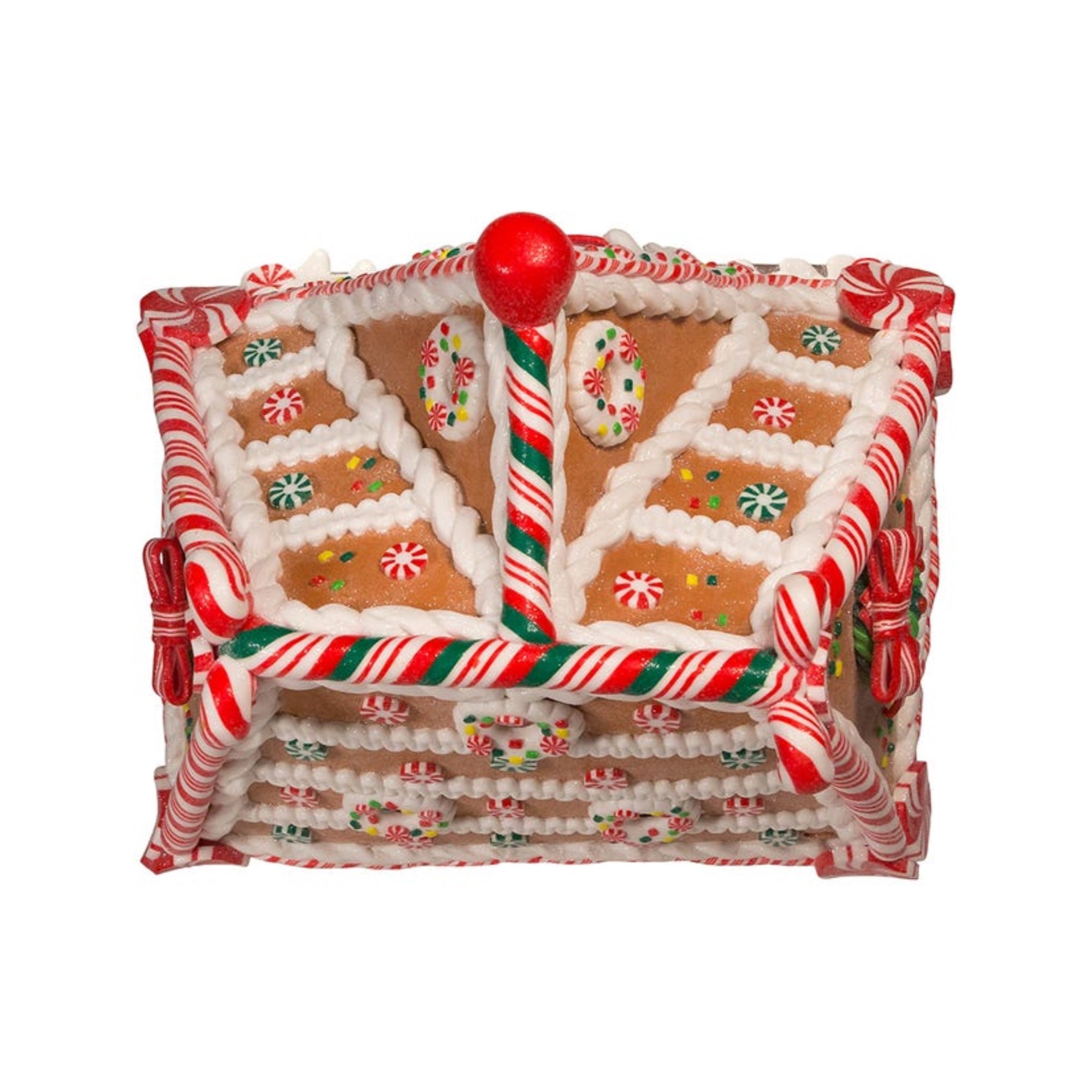 Kurt Adler Battery Operated LED Gingerbread House, 13"