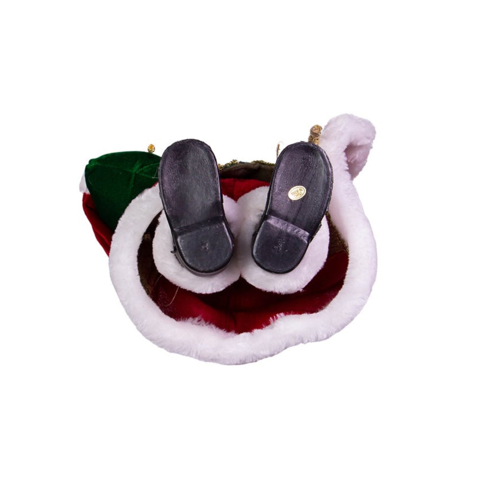 Kurt Adler Kringle Claus Collection Red and Green Elegant Santa, 17"