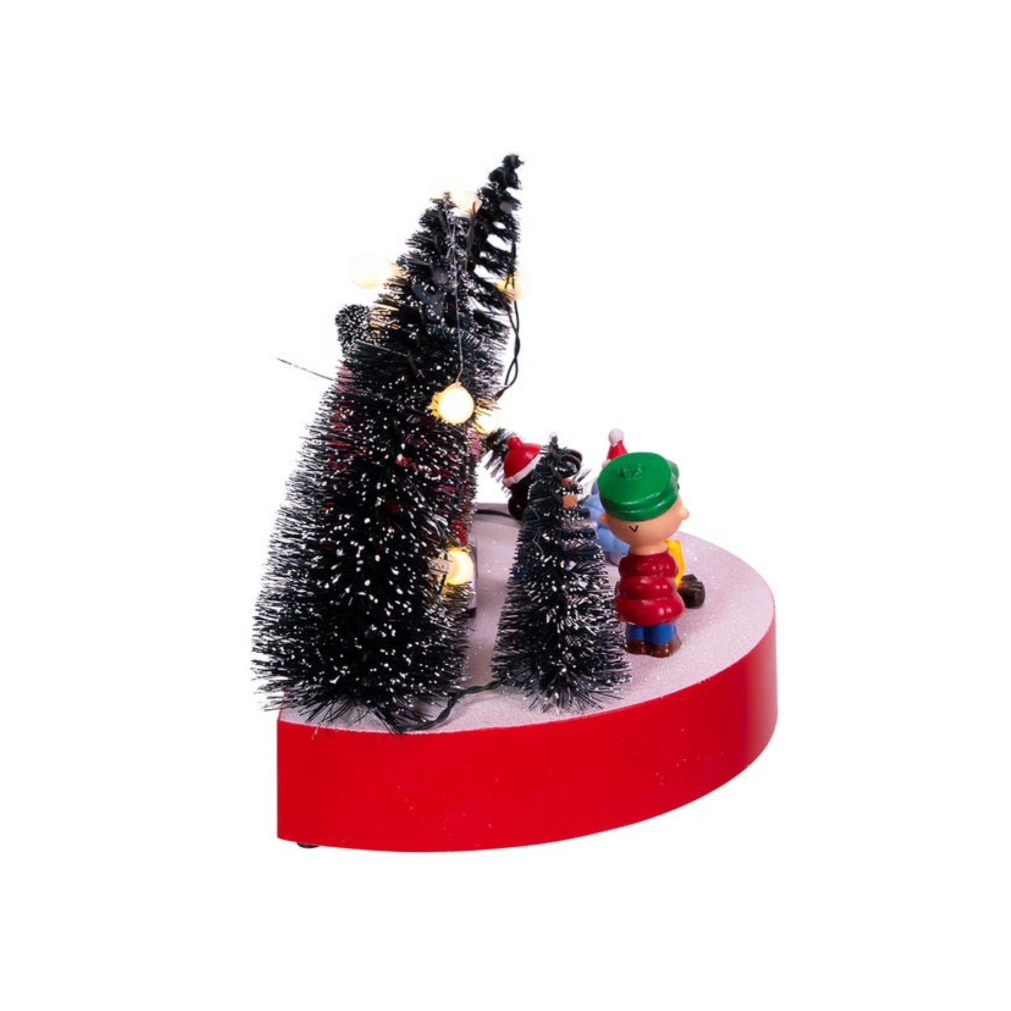 Kurt Adler Peanuts© Battery-Operated LED Musical Camper Table Piece, 7"