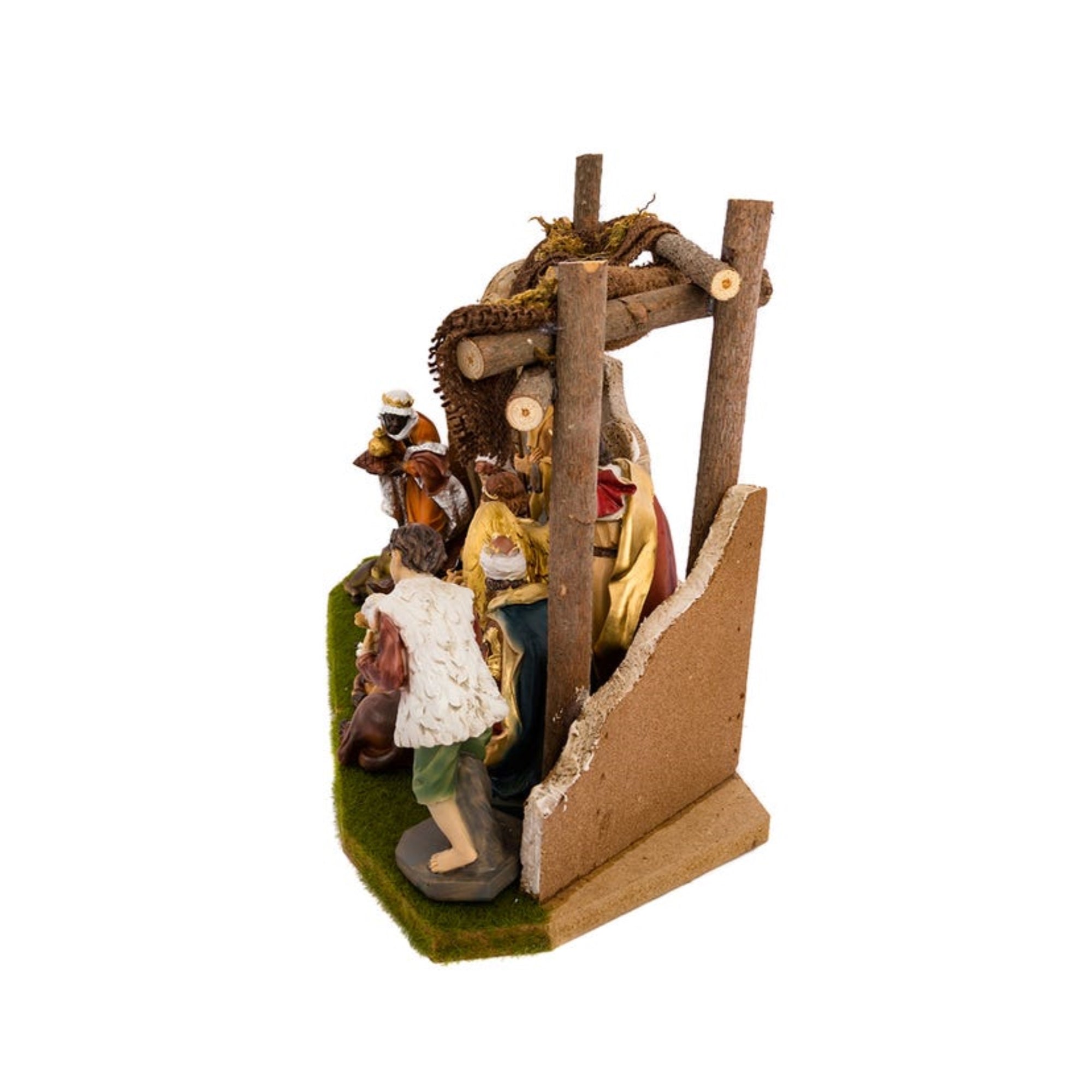 Kurt Adler Nativity Set With Stable Table Piece, 12-Piece Set