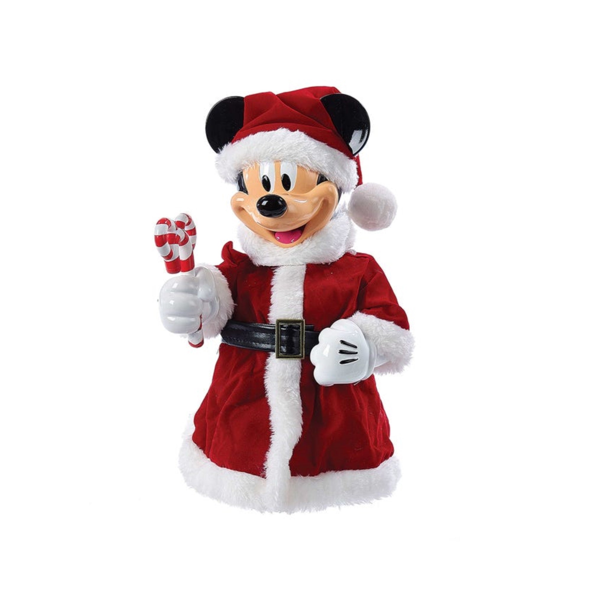 Kurt Adler Un-Lit Disney© Mickey Mouse With Bendable Arms Treetop/Tabletop Decoration, 10"