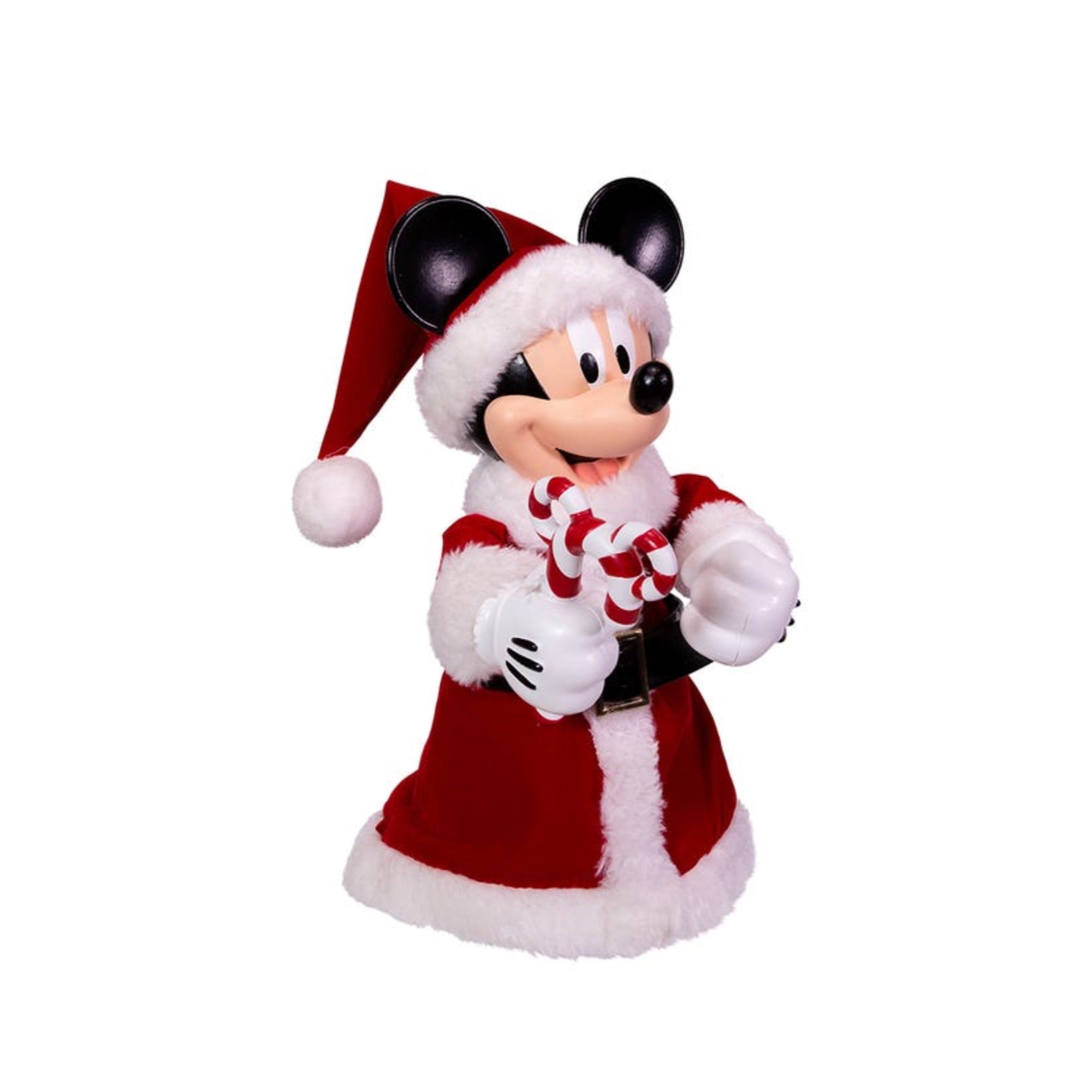 Kurt Adler Un-Lit Disney© Mickey Mouse With Bendable Arms Treetop/Tabletop Decoration, 10"