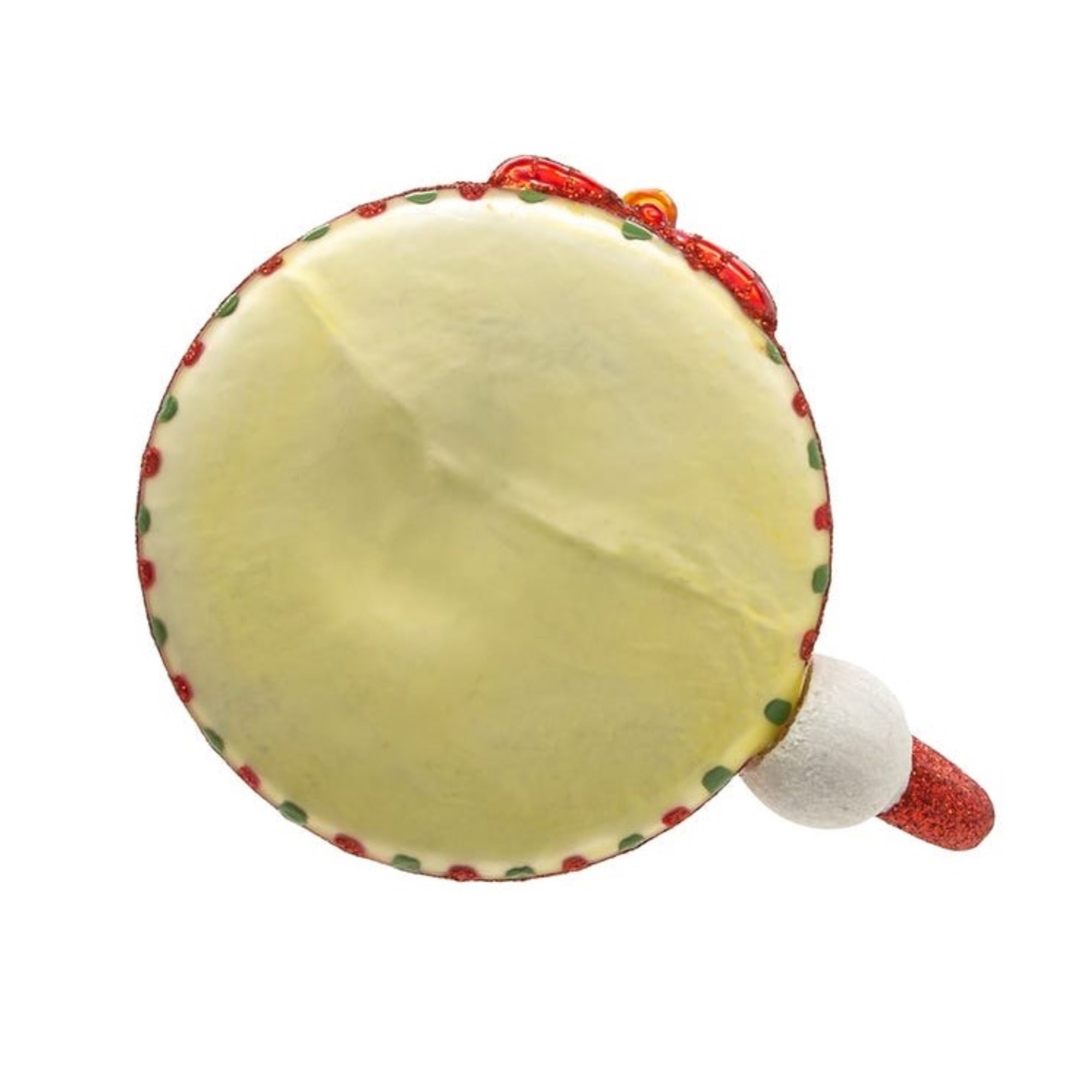 Kurt Adler Noble Gems Glass Ornament for Christmas Tree, Snowman Mug, 4.5"