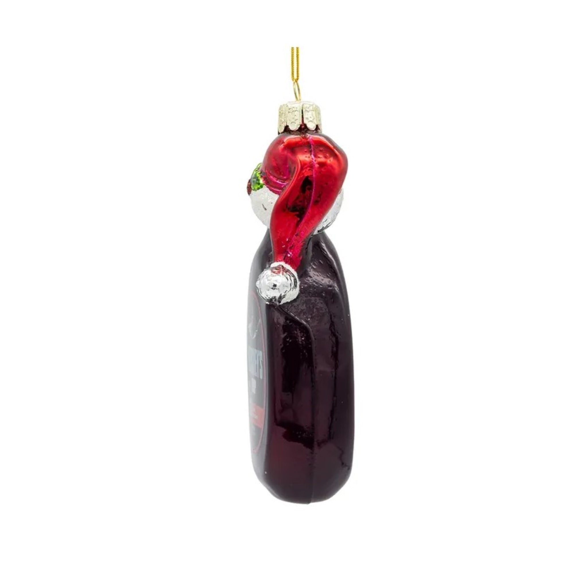 Kurt Adler Glass Ornament for Christmas Tree, Hershey Syrup Bottle