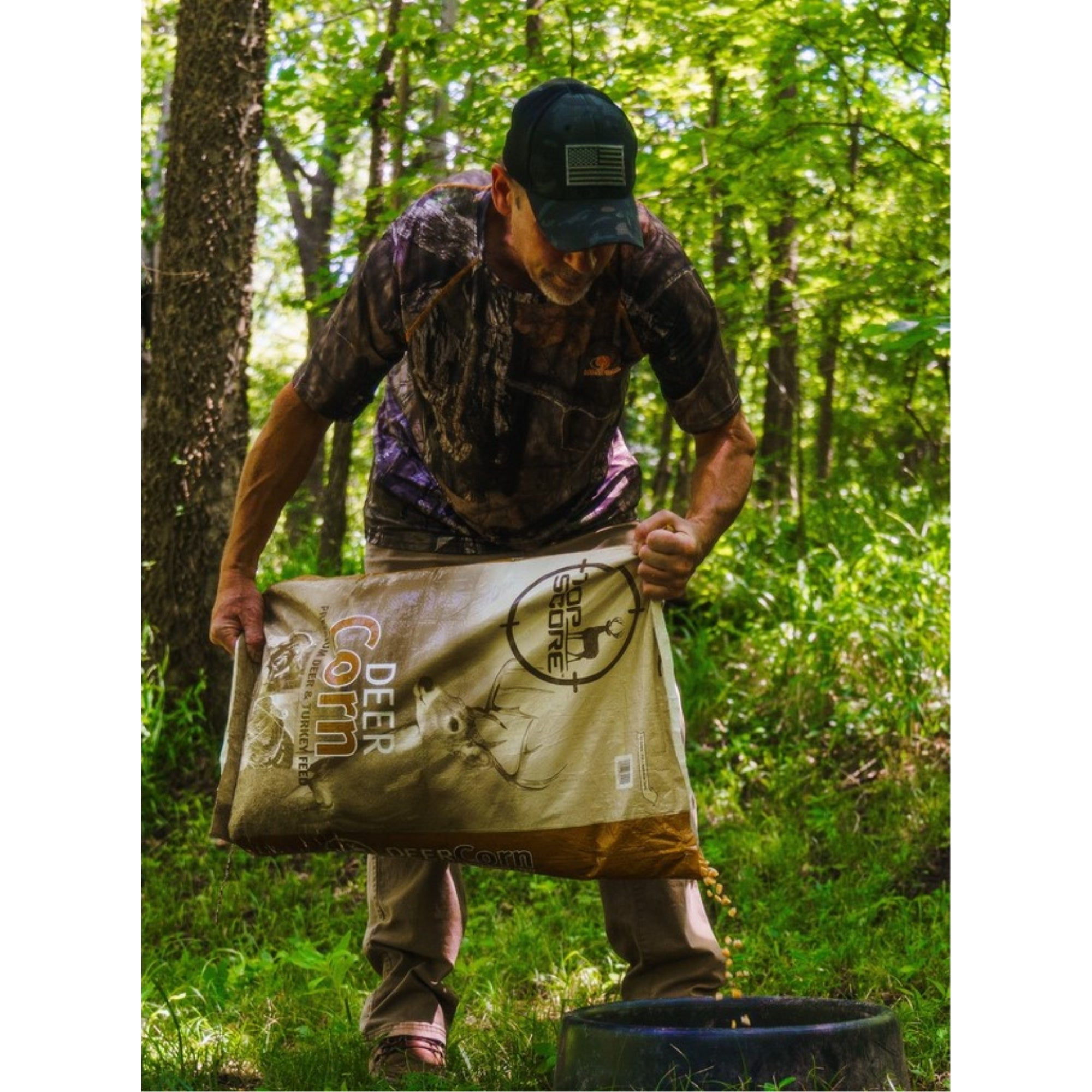 Top Score Deer Corn Premium Wildlife Feed for Deer, Turkeys & More, 40lb
