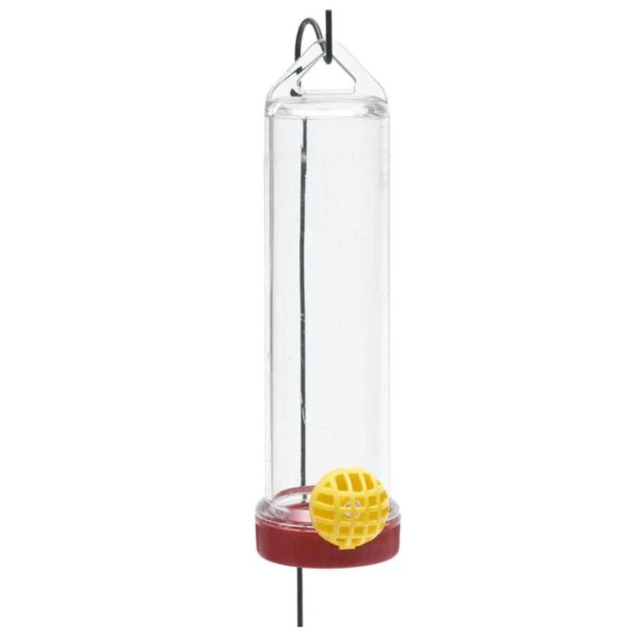 Perky-Pet Plastic Hanging Hummingbird Feeder — Single Port with Bee Guard, 3oz