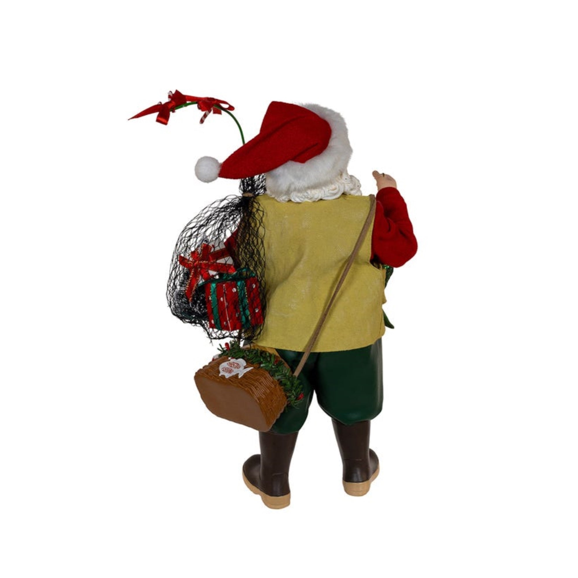 Kurt Adler Fabriché™ Fisherman Santa Standing Christmas Figurine, 10.5"
