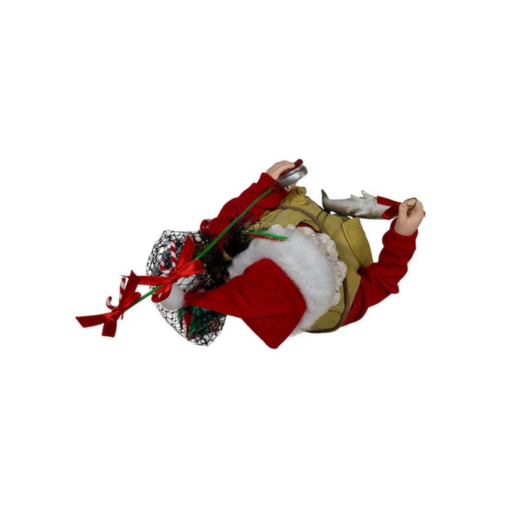 Kurt Adler Fabriché™ Fisherman Santa Standing Christmas Figurine, 10.5"