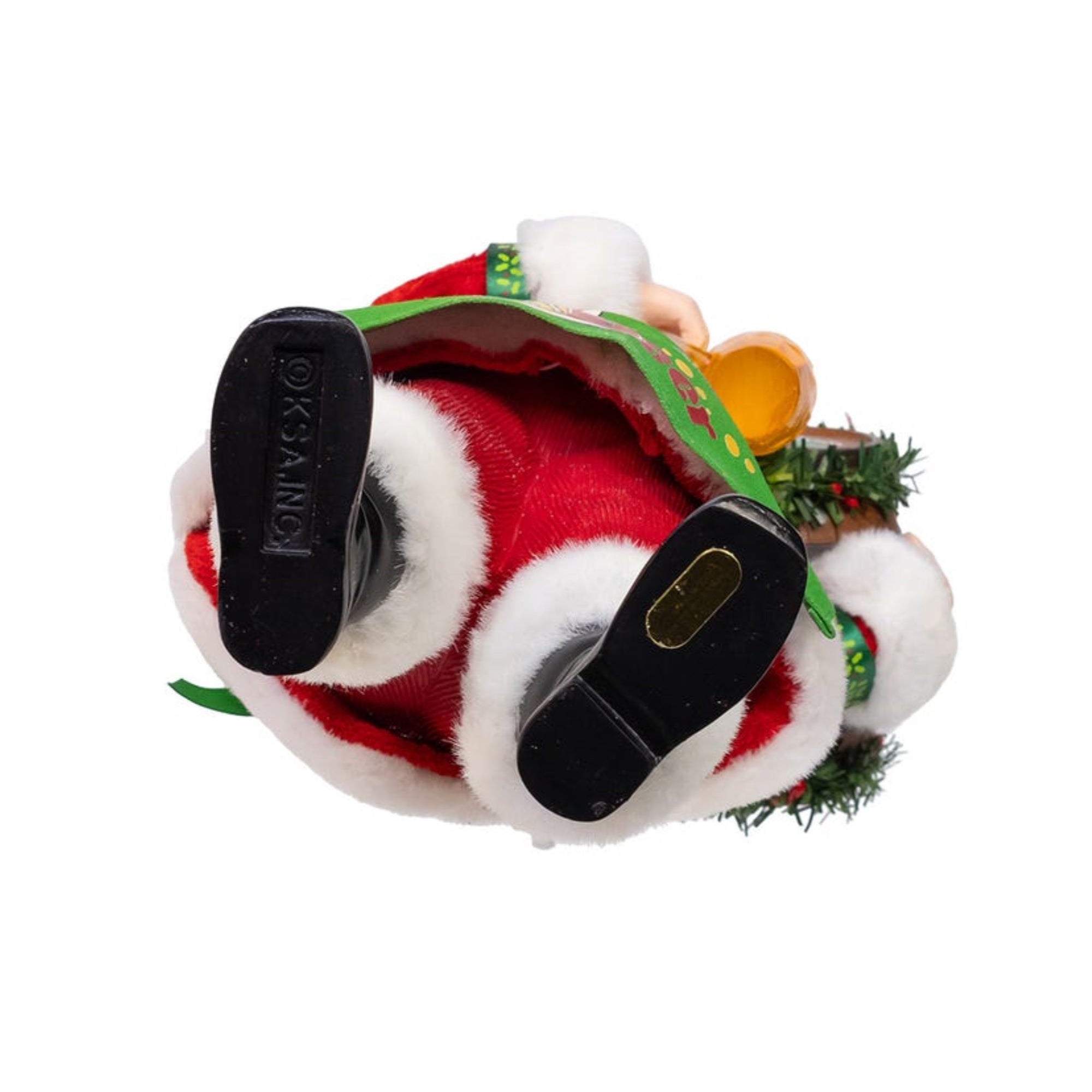 Kurt Adler Fabriché™ Beer Barrel Santa Claus Standing Christmas Figurine, 10.5"