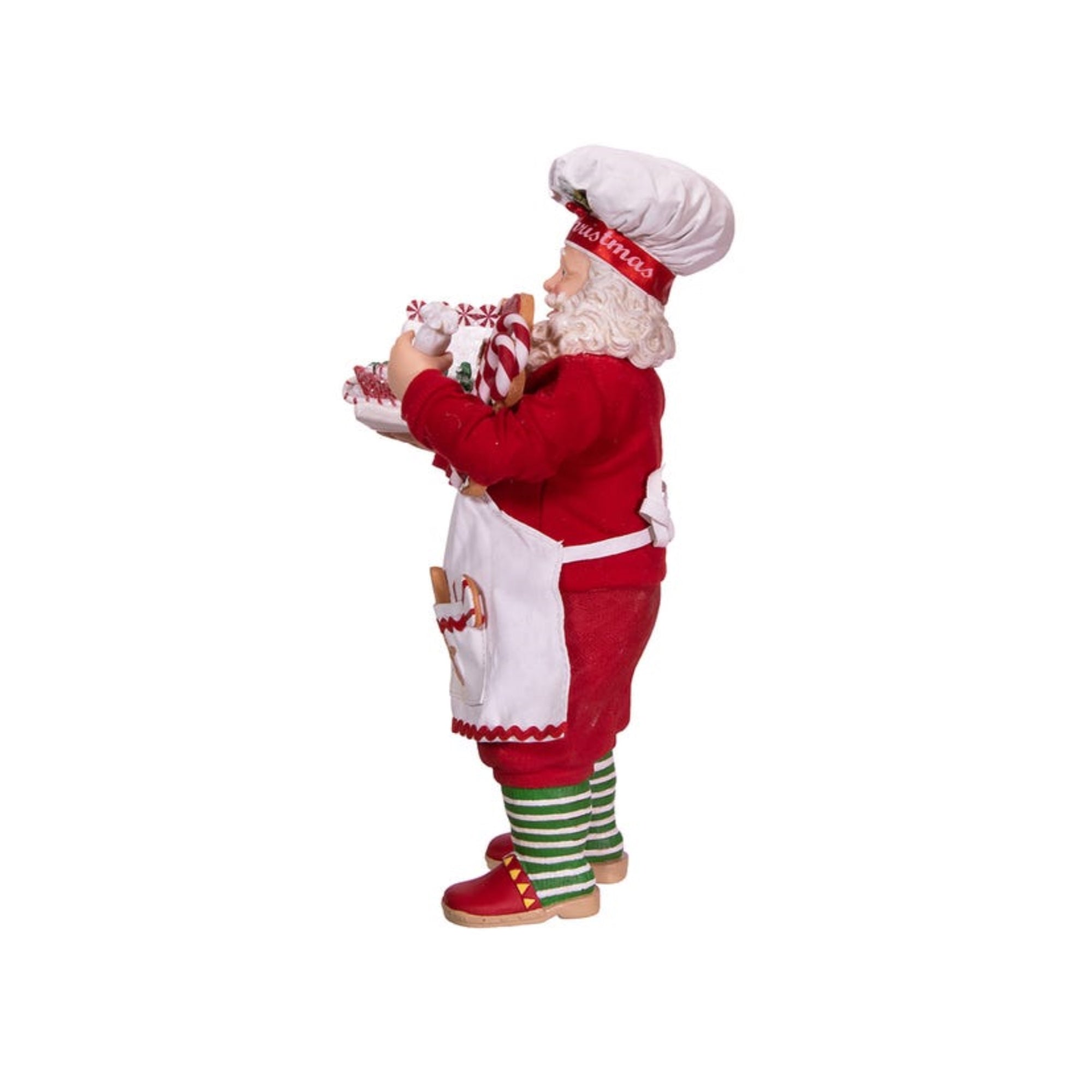 Kurt Adler Fabriché™ Gingerbread Santa Standing Christmas Figurine, 10.5"