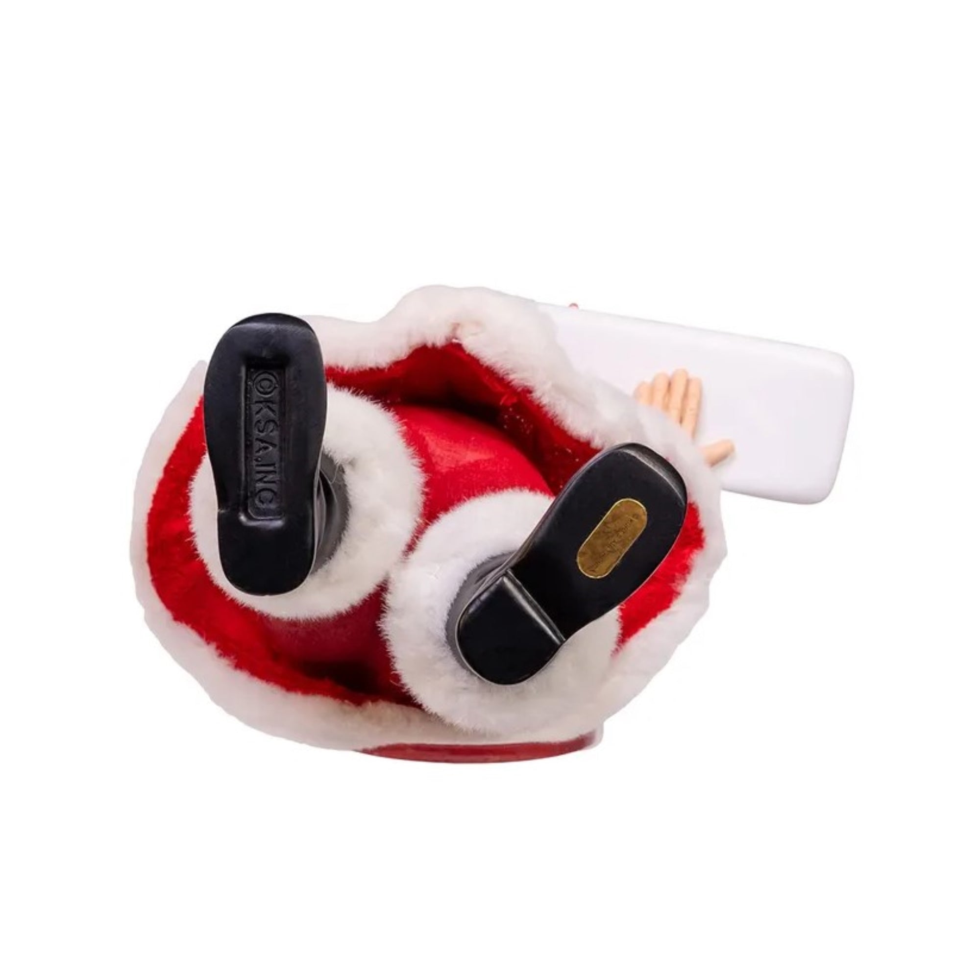 Kurt Adler Fabriche Christmas Figurine, Santa with Sushi Platter, 10.5in