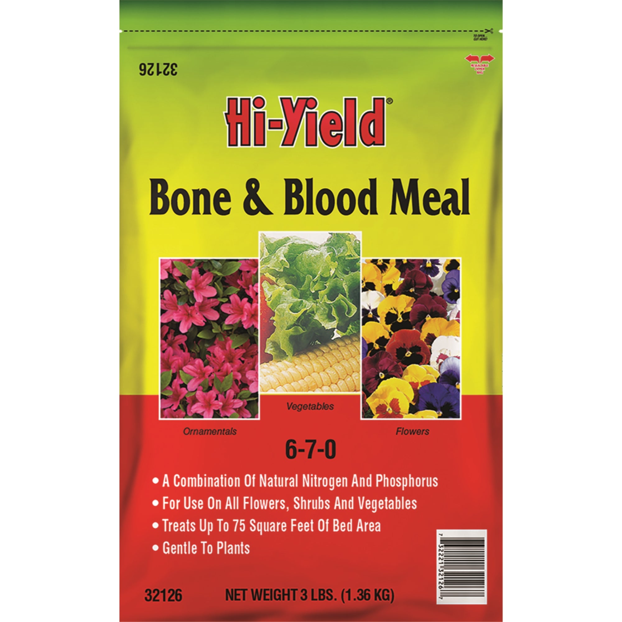 Hi-Yield Bone and Blood Meal Garden Fertilizer, 3lbs