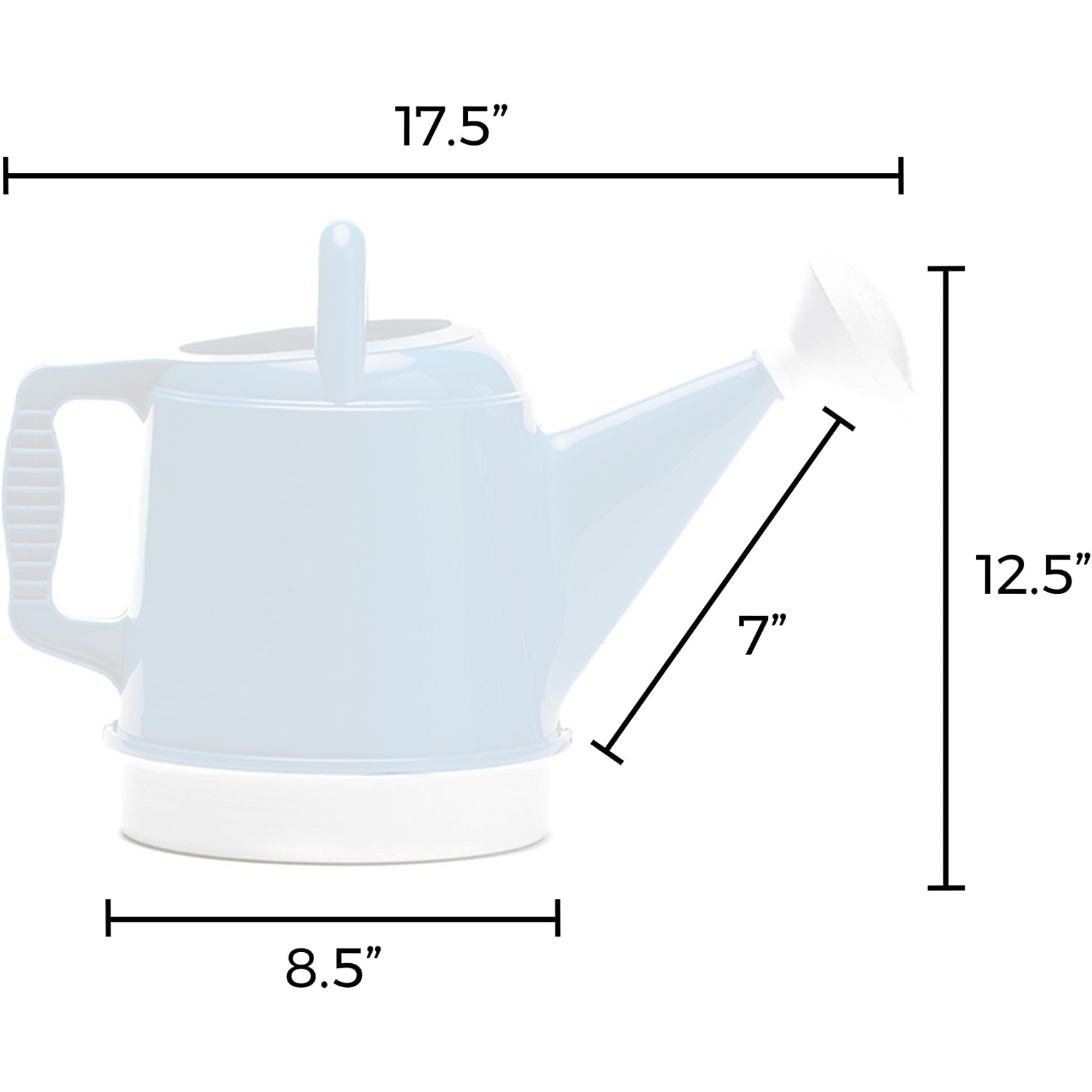 Bloem Deluxe Plastic Watering Can, 2.5 Gallon Capacity
