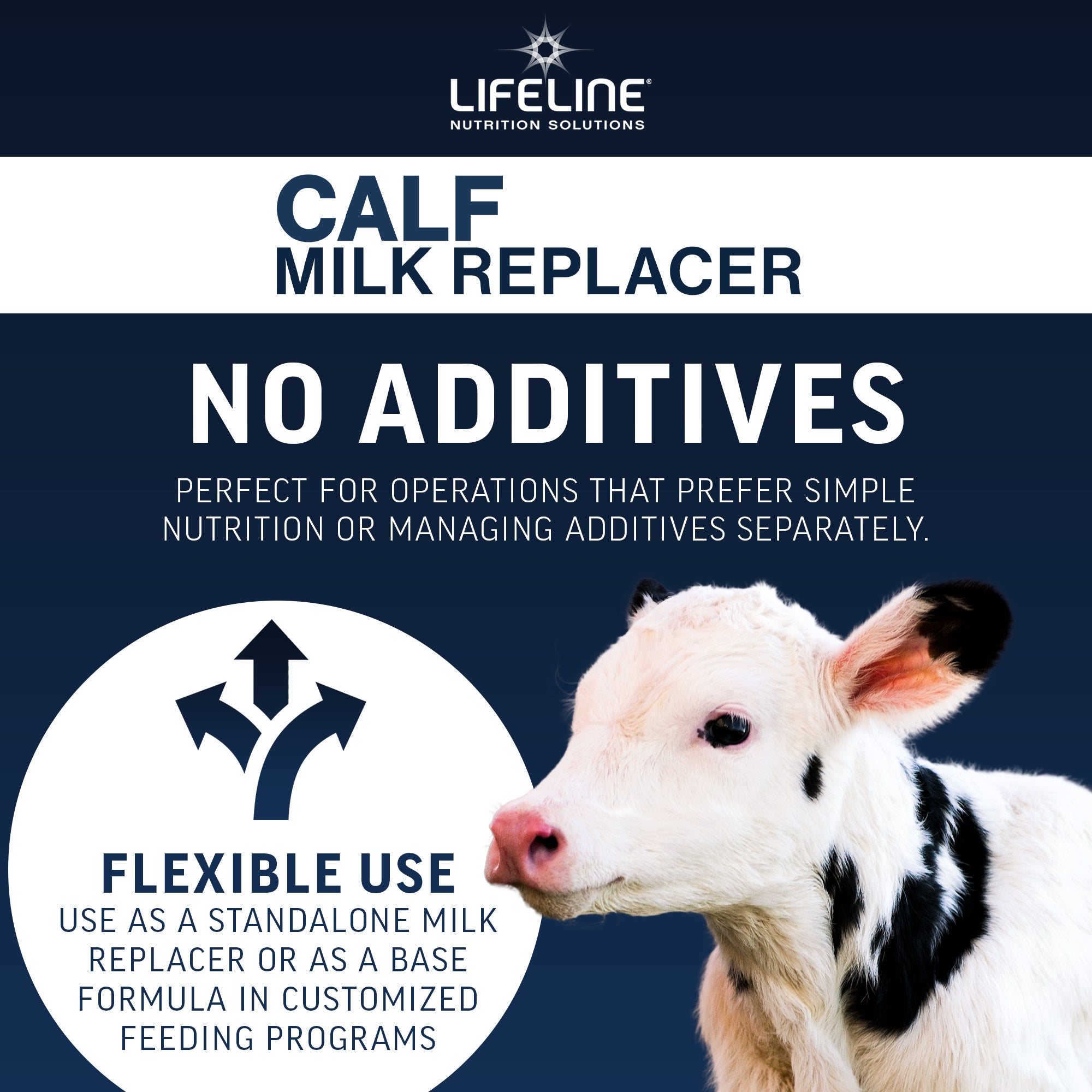 ANNUSO LIFELINE Calf Milk Replacer 20:20, 25lb Bag