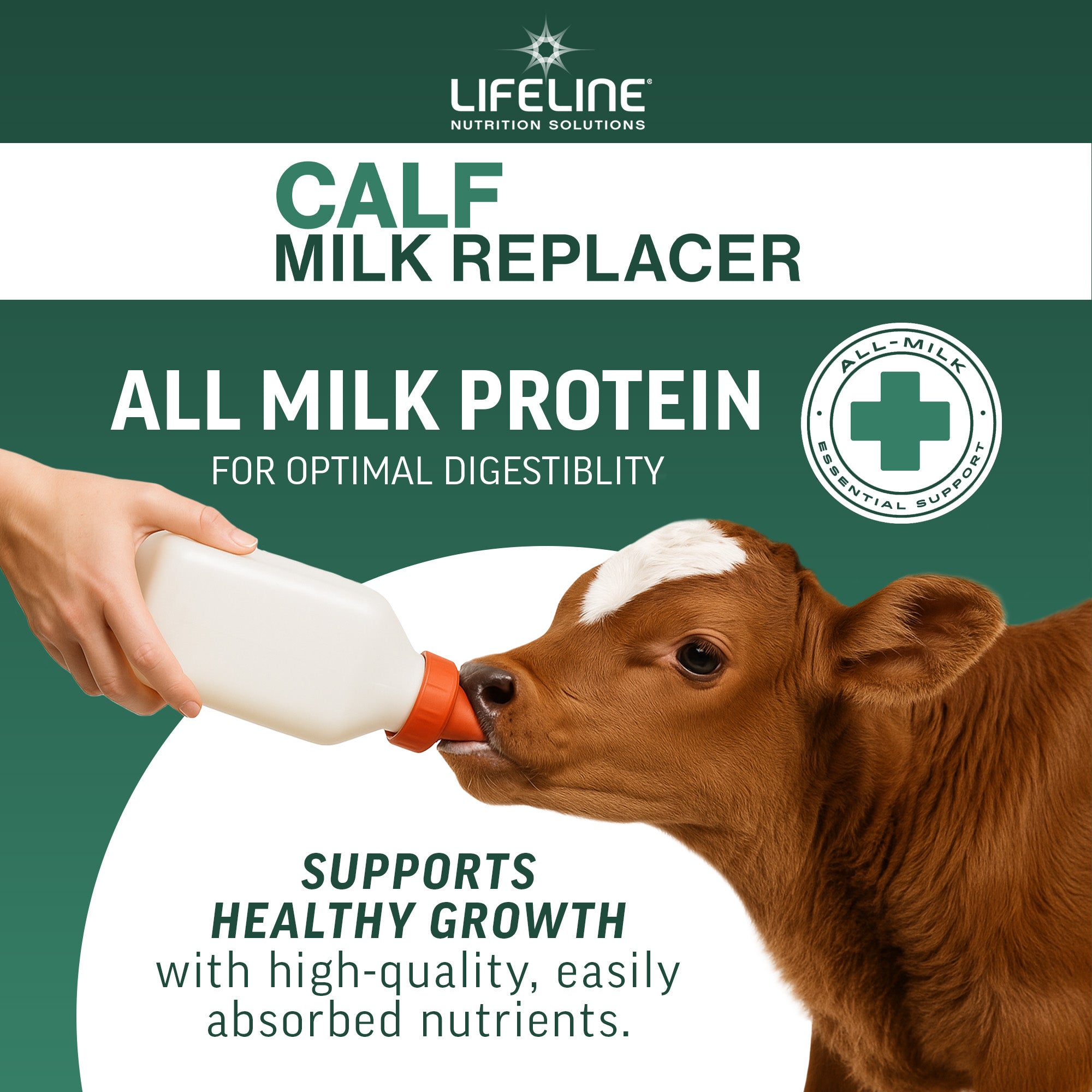 ANNUSO LIFELINE Calf Milk Replacer 22:20, 25lb Bag