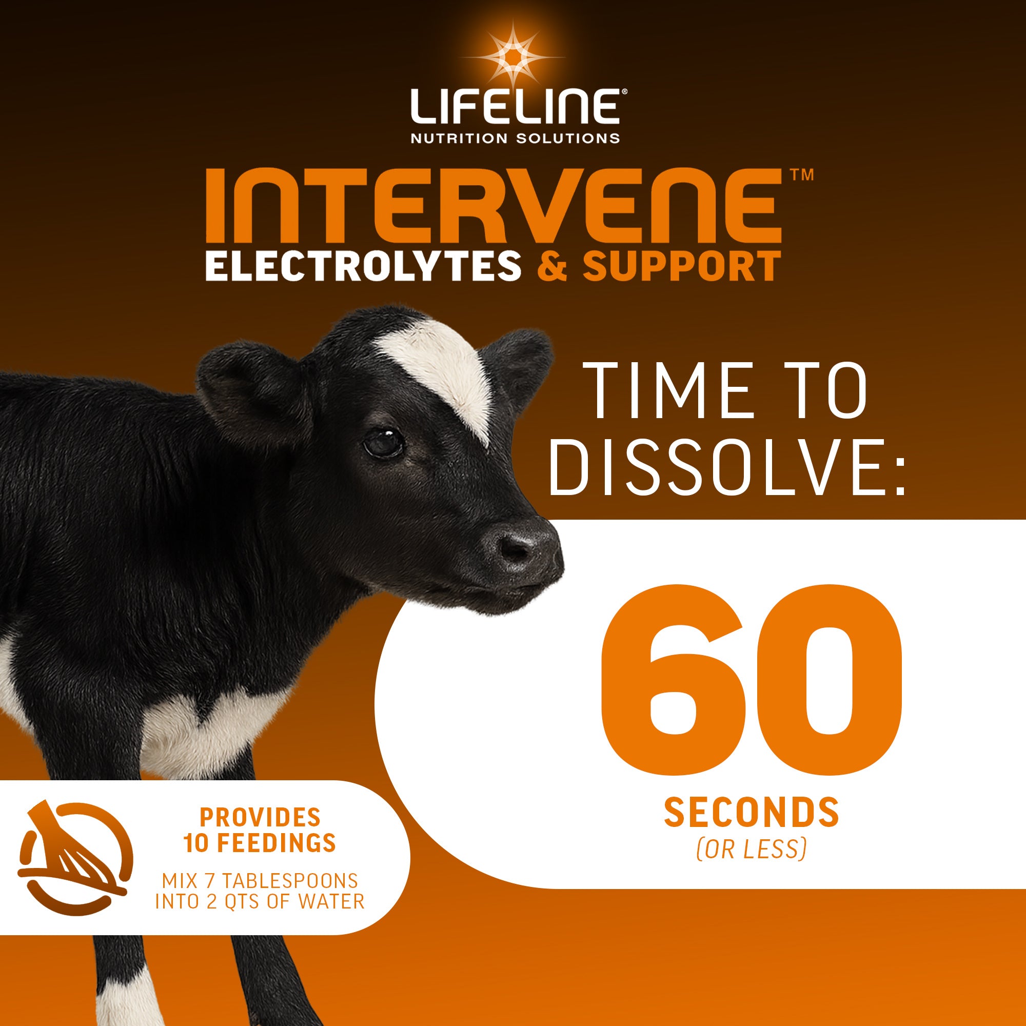 ANNUSO LIFELINE Intervene Electrolytes & Immune Support for Calves, 1lb Bag