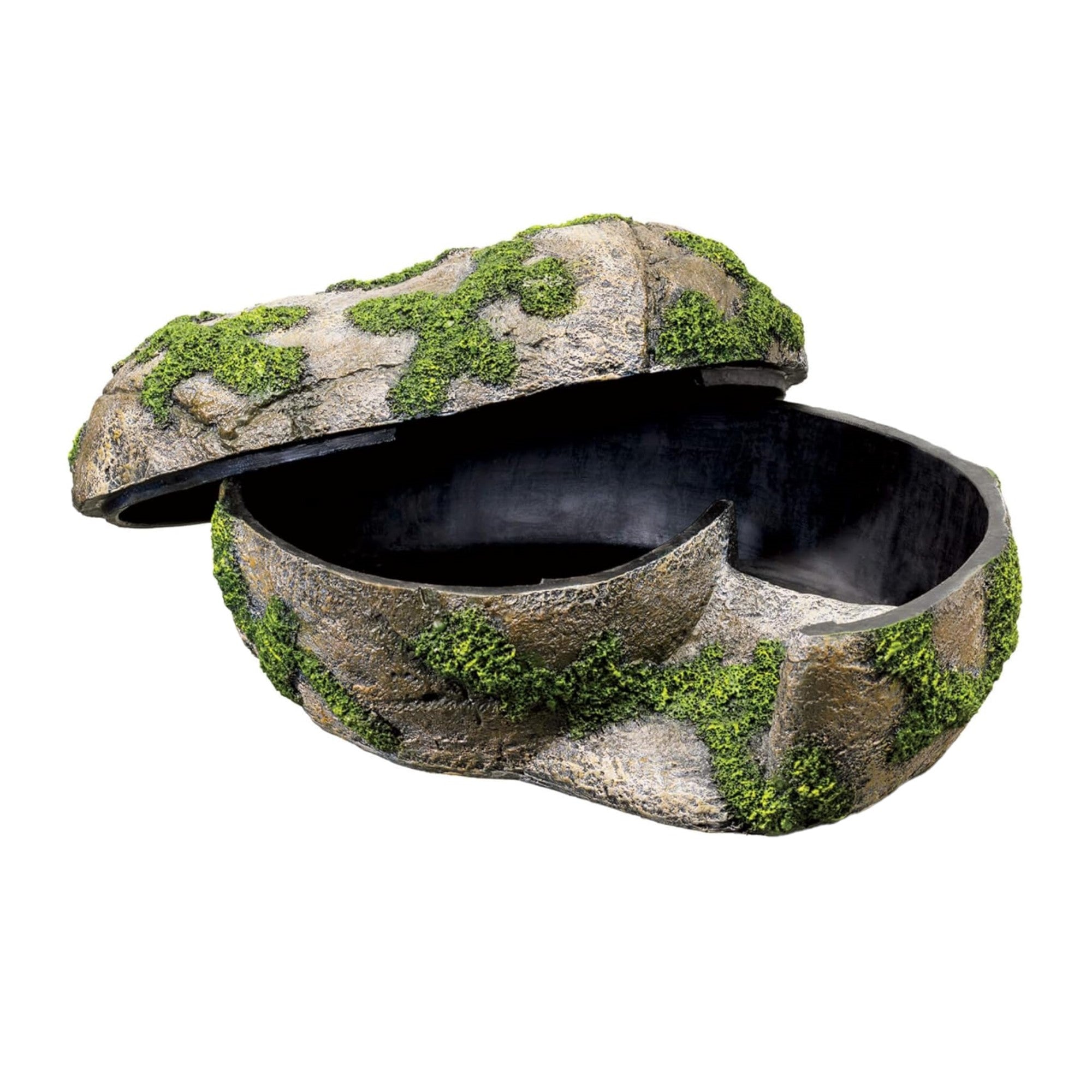 Zilla Naturalistic Humid Hideaway Rock Lair, Large (11" x 7.75" x 6")