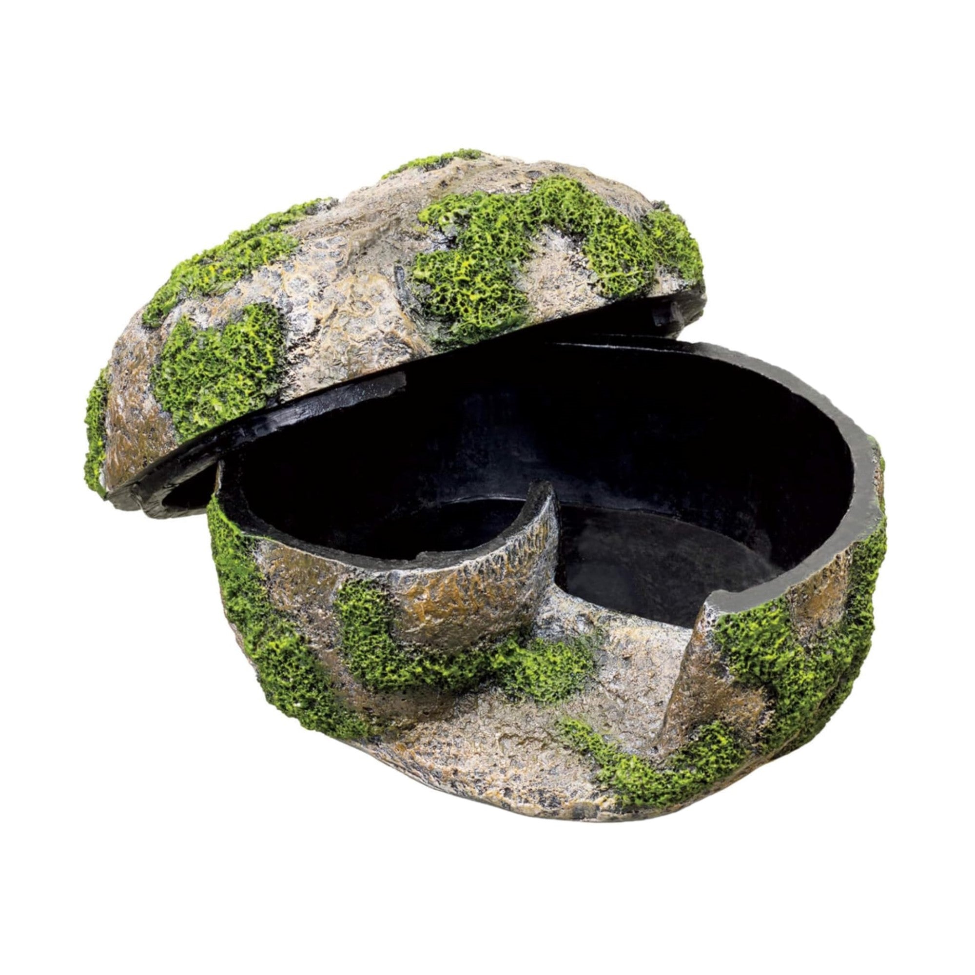 Zilla Reptile Naturalistic Rock Lair Terrarium Decor, Small (5.5" x 5" x 4")