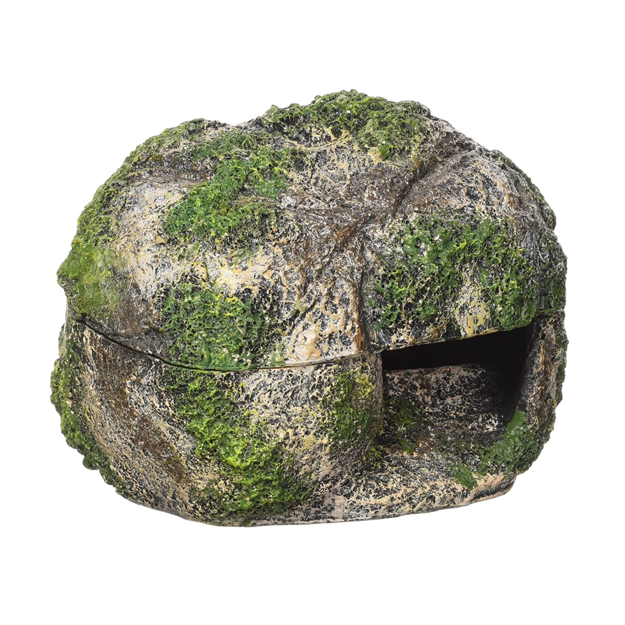 Zilla Reptile Naturalistic Rock Lair Terrarium Decor, Small (5.5" x 5" x 4")